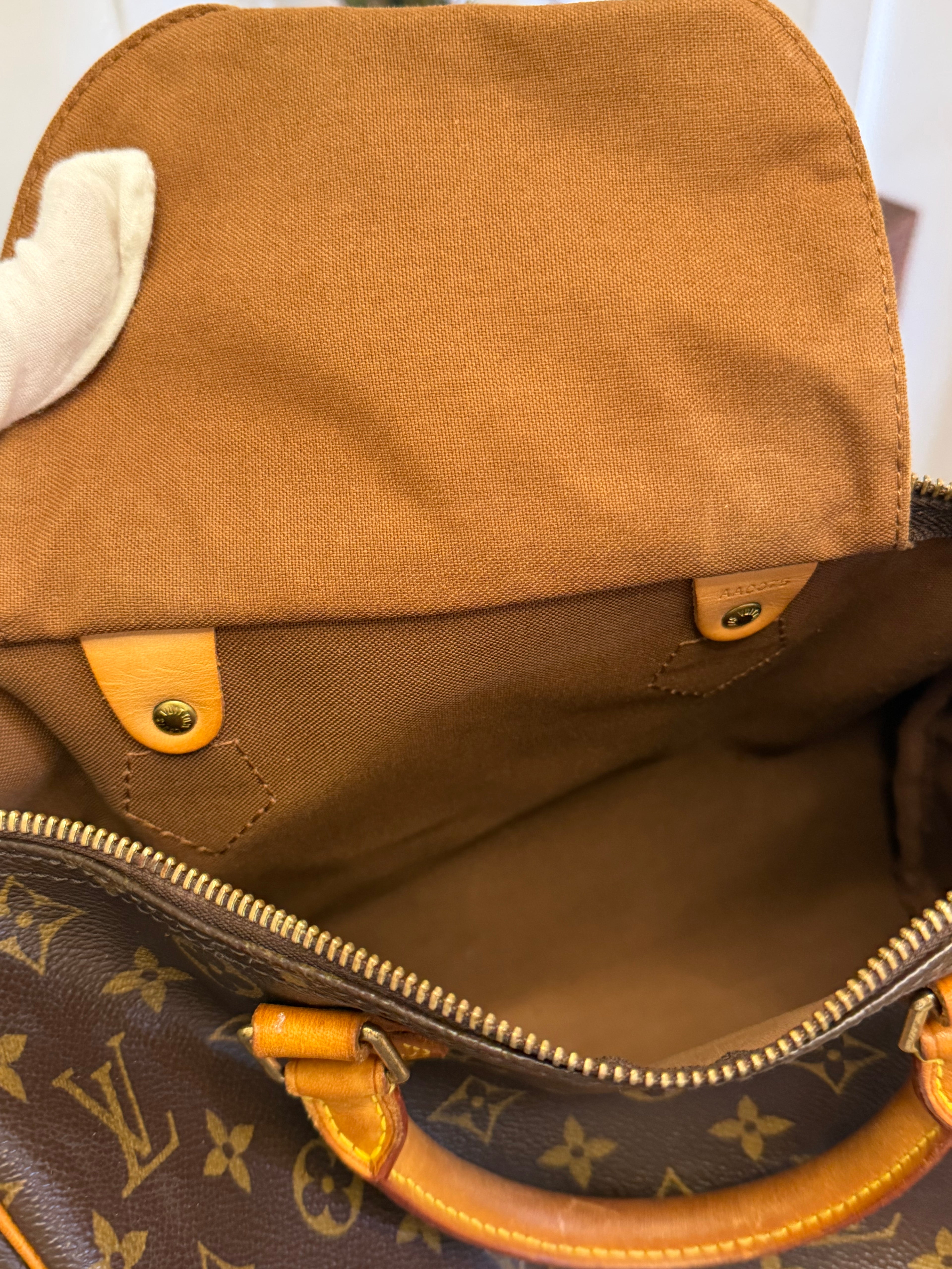 Louis Vuitton Pre-loved Monogram Speedy 30 and Cosmetic Pouch Bundle Deal