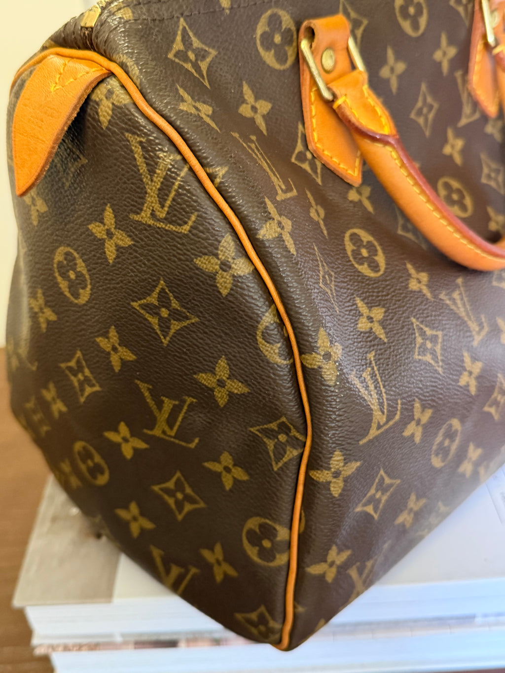 Louis Vuitton Pre-loved Monogram Speedy 30 and Cosmetic Pouch Bundle Deal