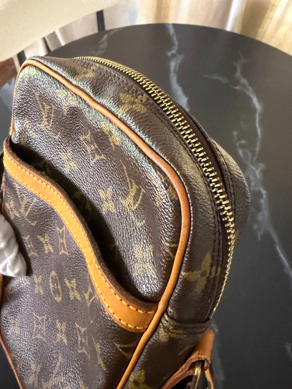 Louis Vuitton Pre-loved Monogram Danube PM Crossbody Bag | 2002 | Authentic