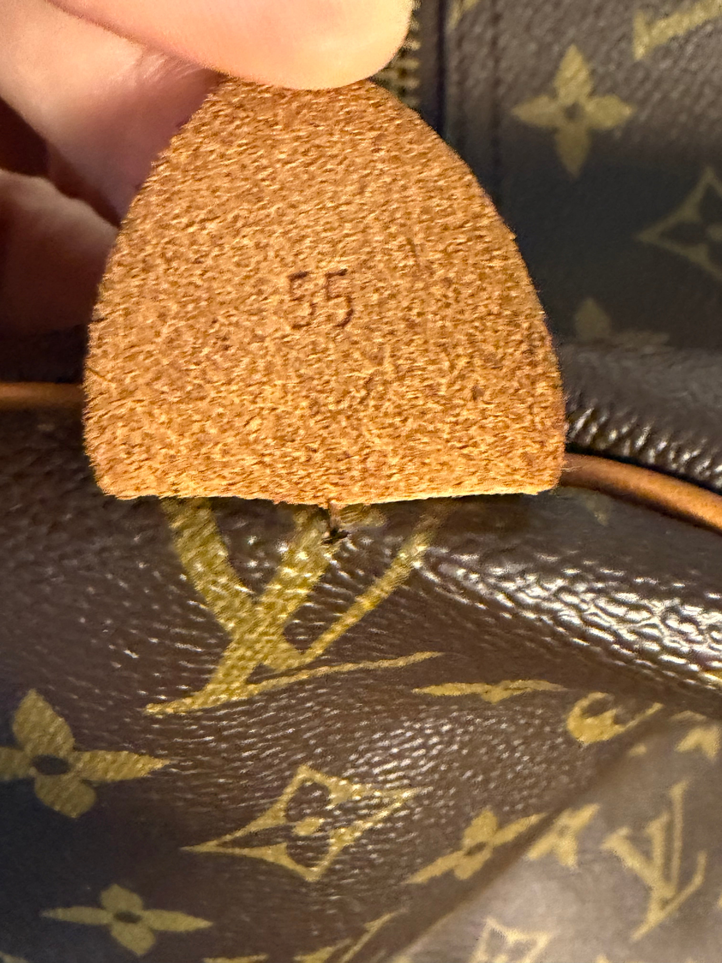 Louis Vuitton Pre-loved Keepall 55 1986