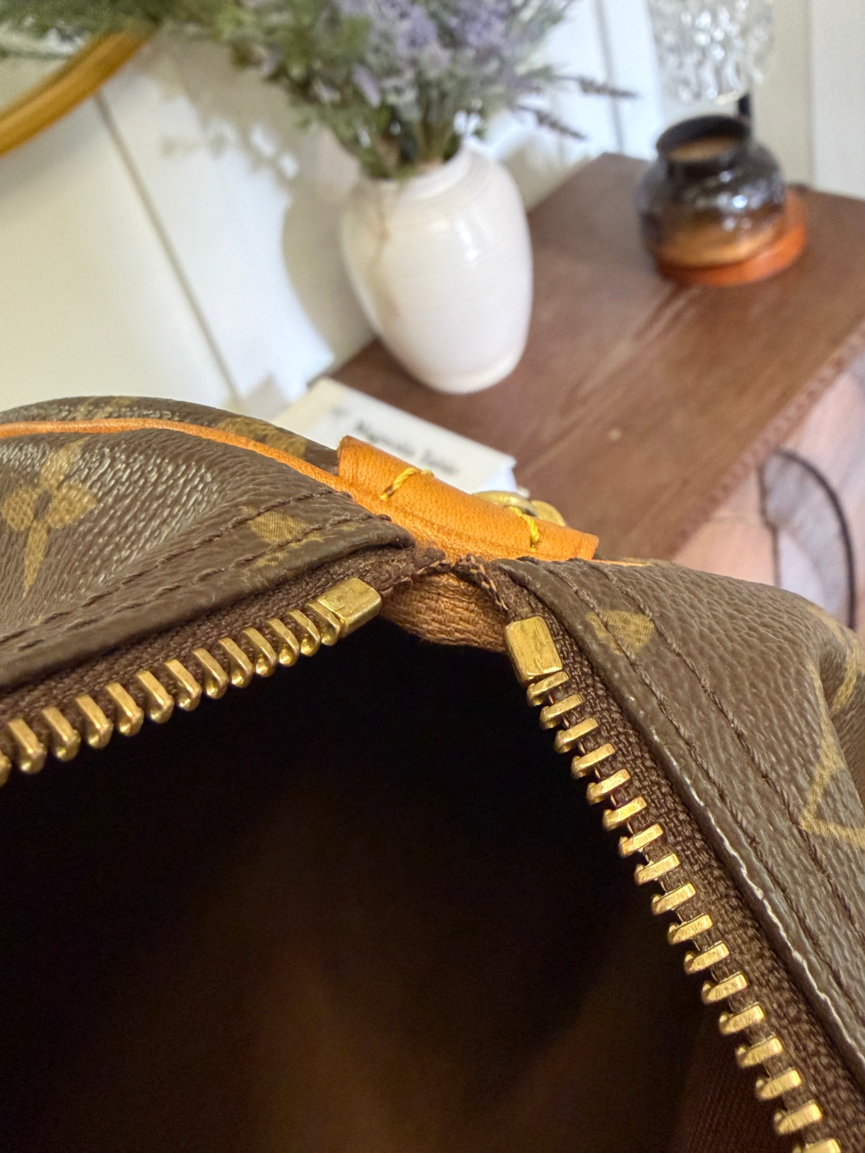 Louis Vuitton Pre-loved Monogram Speedy 30 and Cosmetic Pouch Bundle Deal