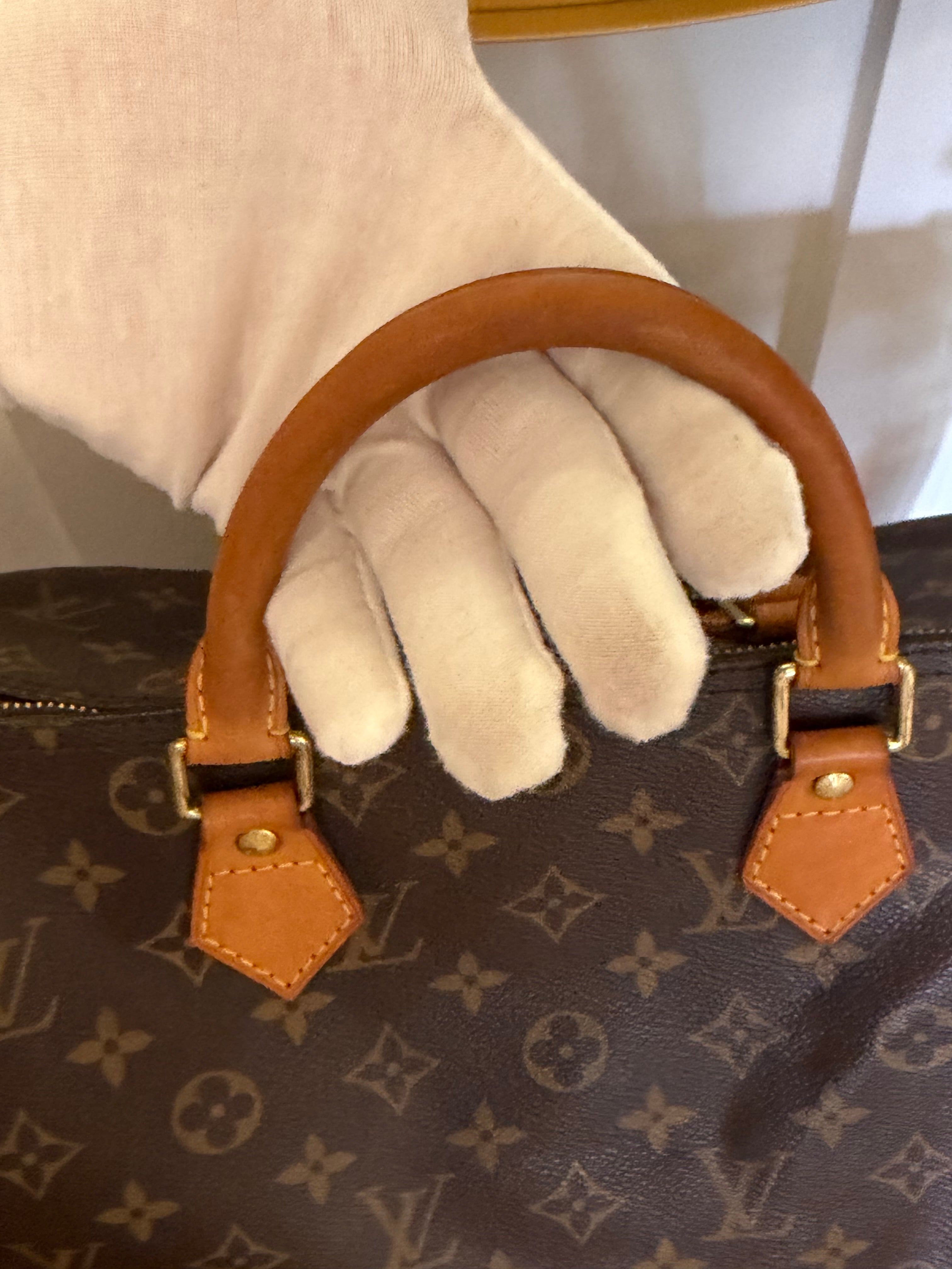 Louis Vuitton Pre-loved Monogram Speedy 30 and Cosmetic Pouch Bundle Deal