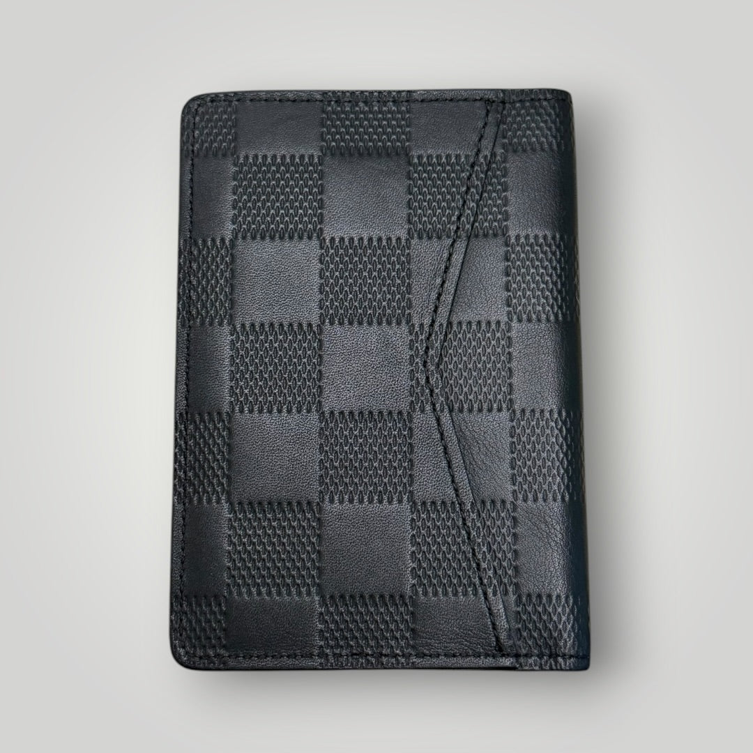 Louis Vuitton Pre-loved Black Infini Leather Pocket Organizer