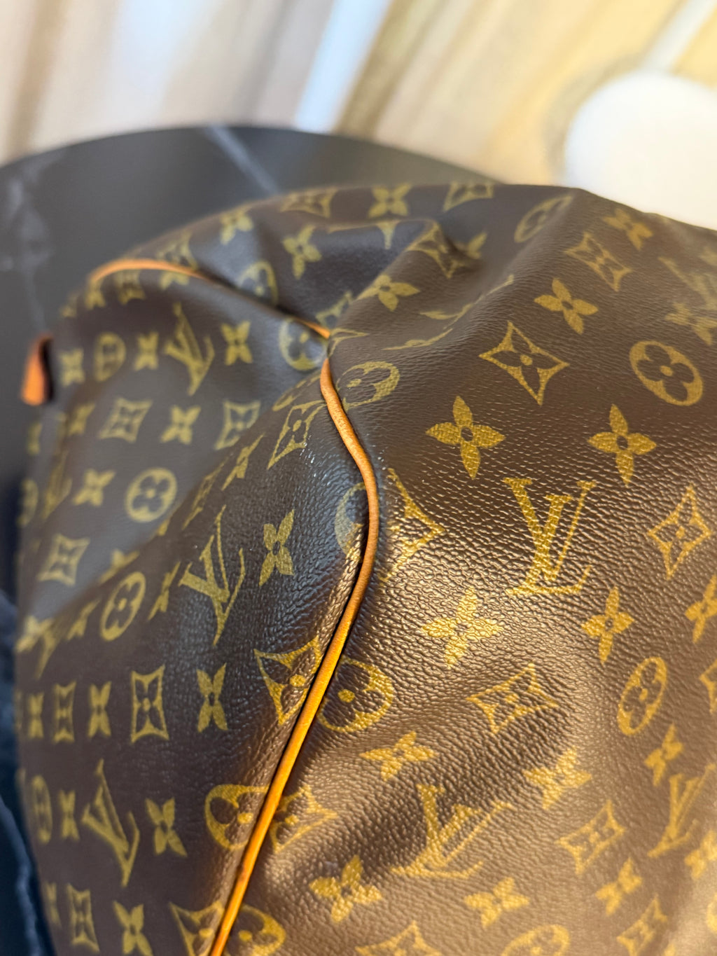 Louis Vuitton Pre-loved Keepall 55 1986