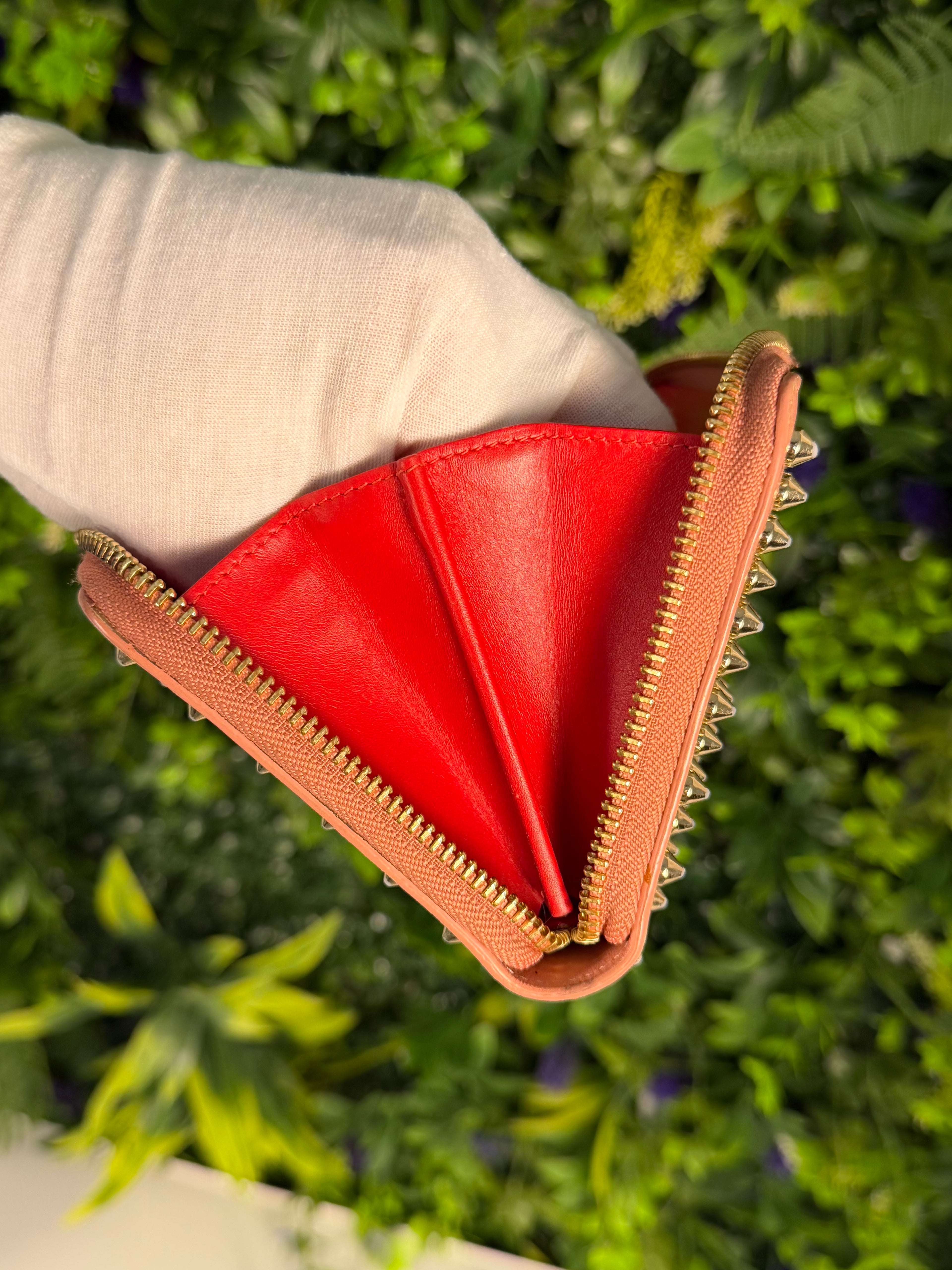 Christian Louboutin Pre-Loved Panettone Pink Long Wallet