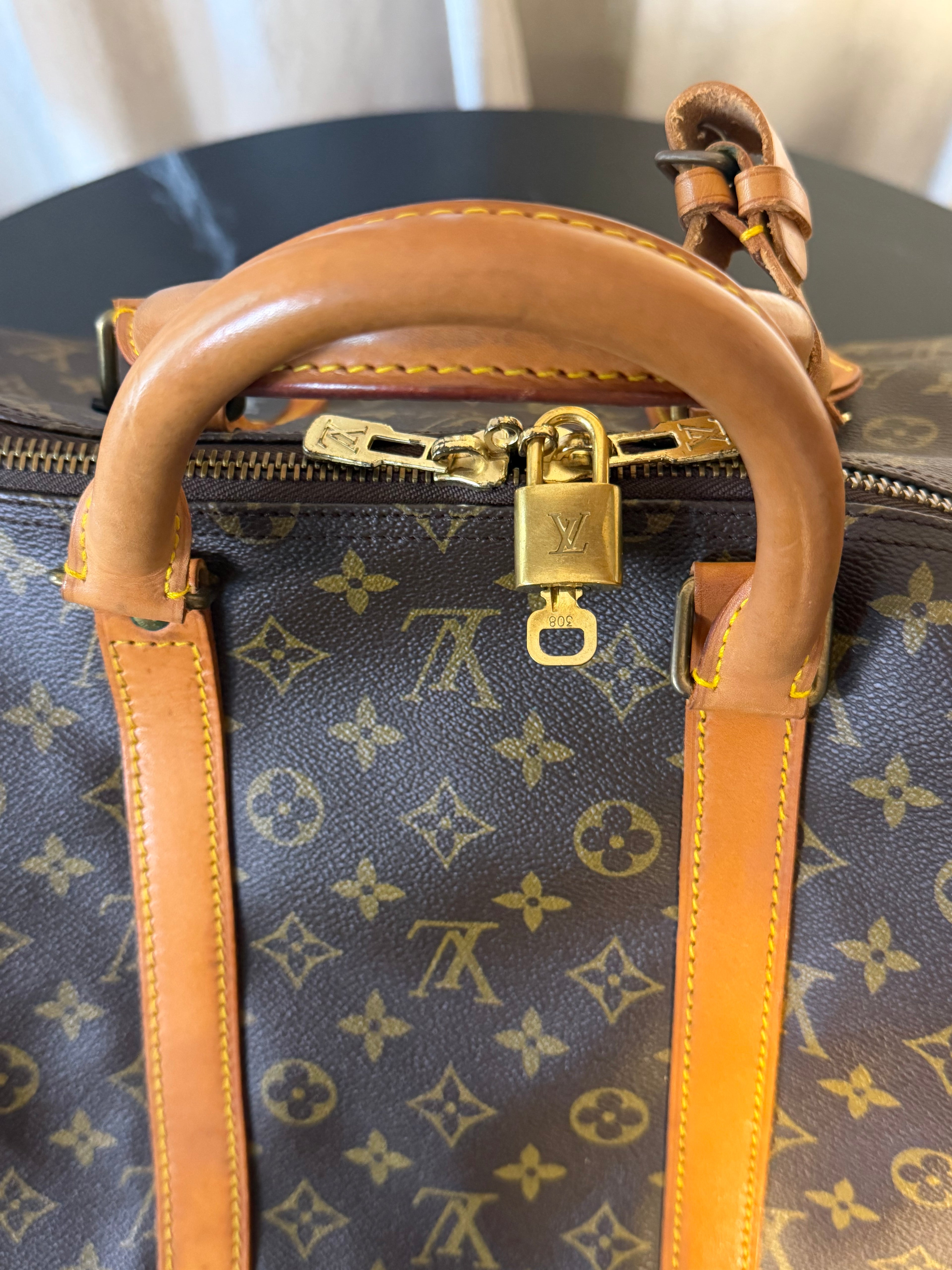 Louis Vuitton Pre-loved Keepall 55 1986