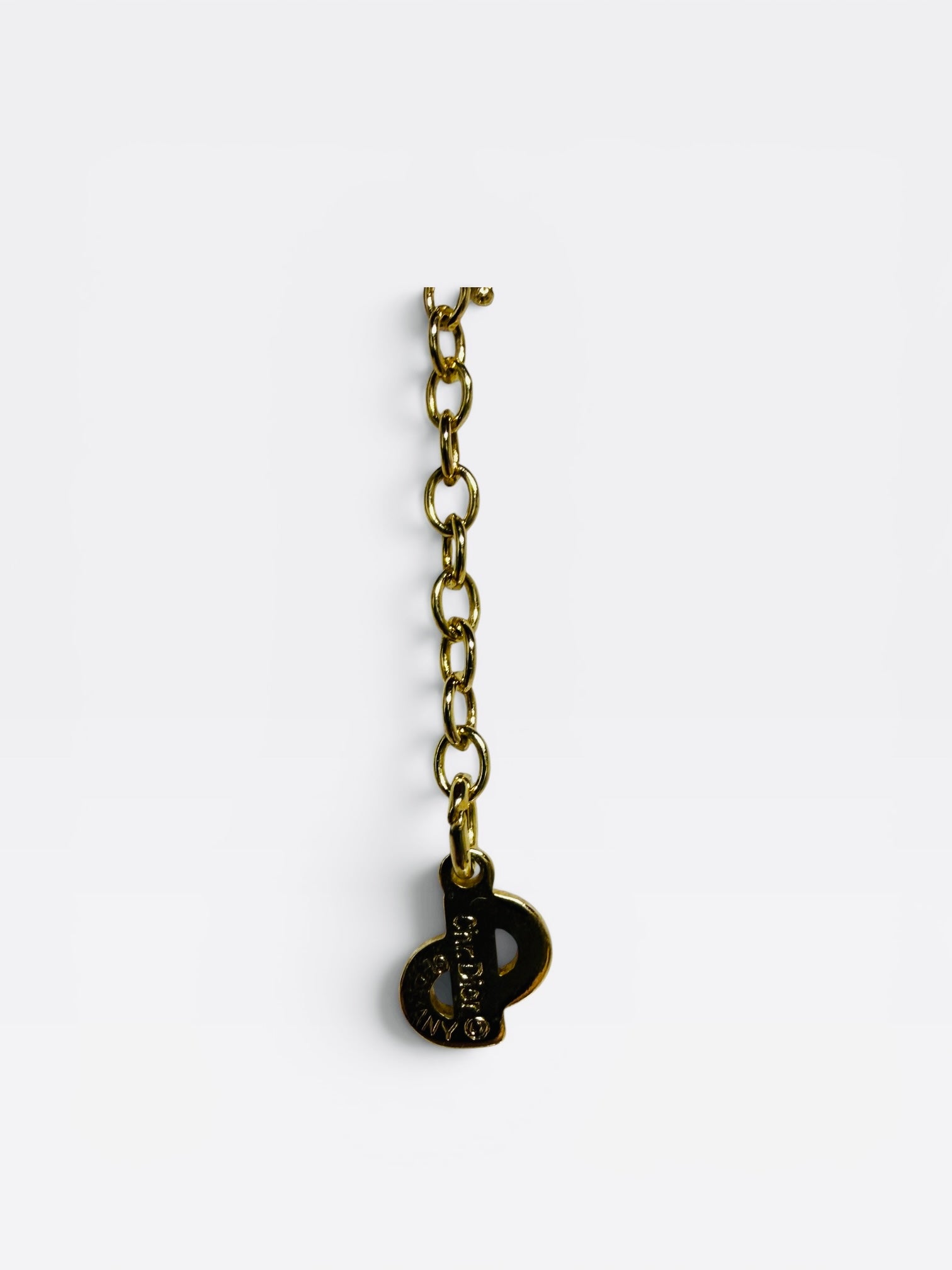 Christian Dior Vintage CD Pendant Necklace