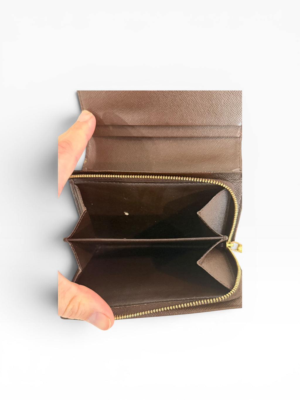 Louis Vuitton Pre-loved Damier Ebene Tresor Wallet