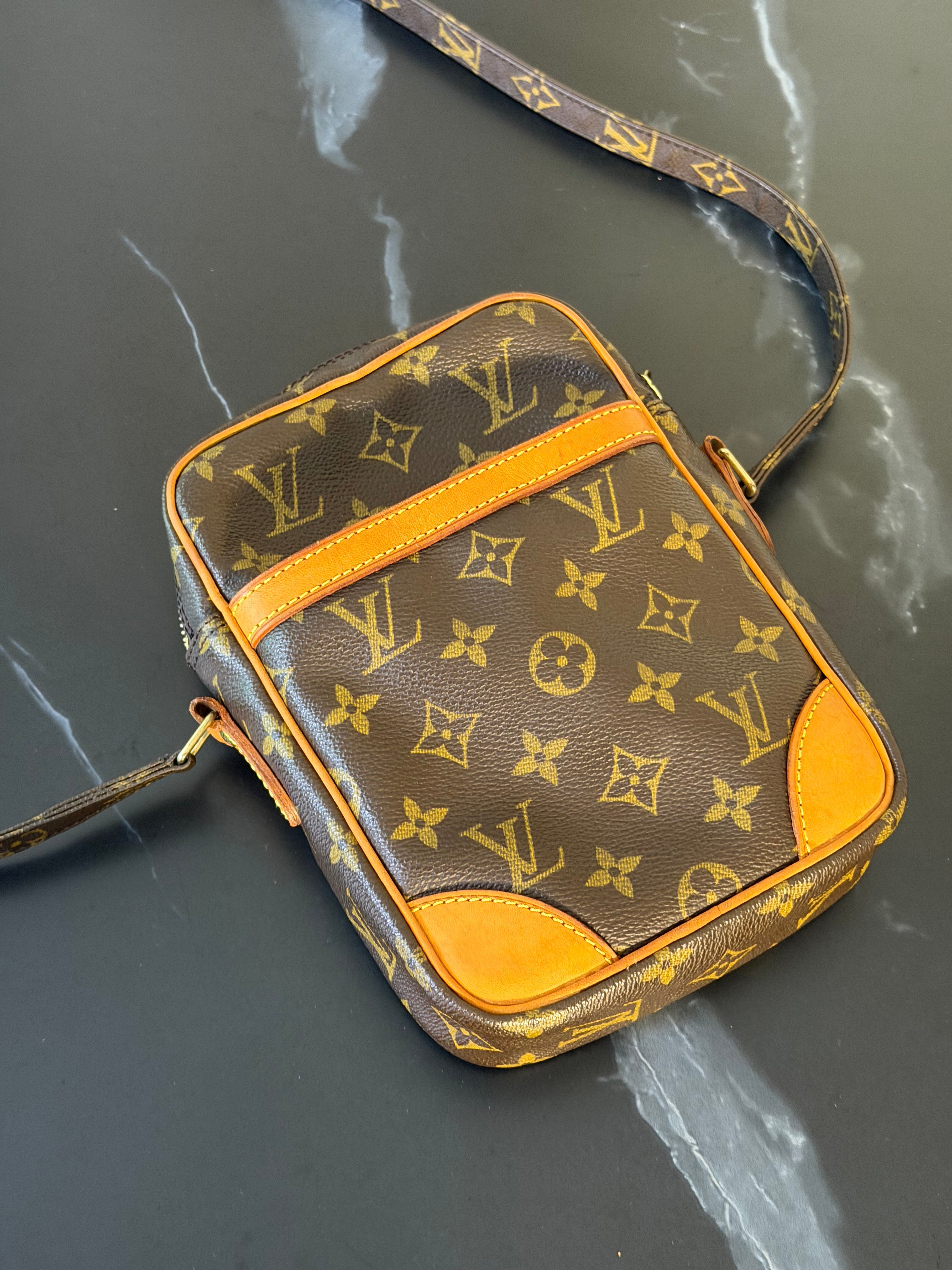 Louis Vuitton Pre-loved Monogram Danube PM Crossbody Bag | 2002 | Authentic