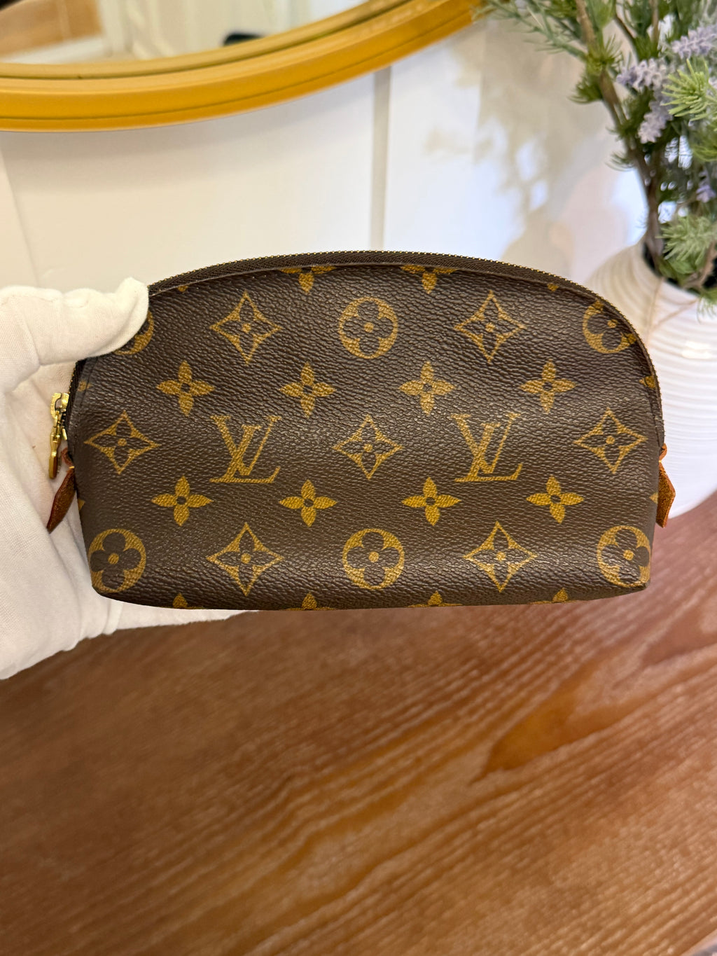 Louis Vuitton Pre-loved Monogram Speedy 30 and Cosmetic Pouch Bundle Deal