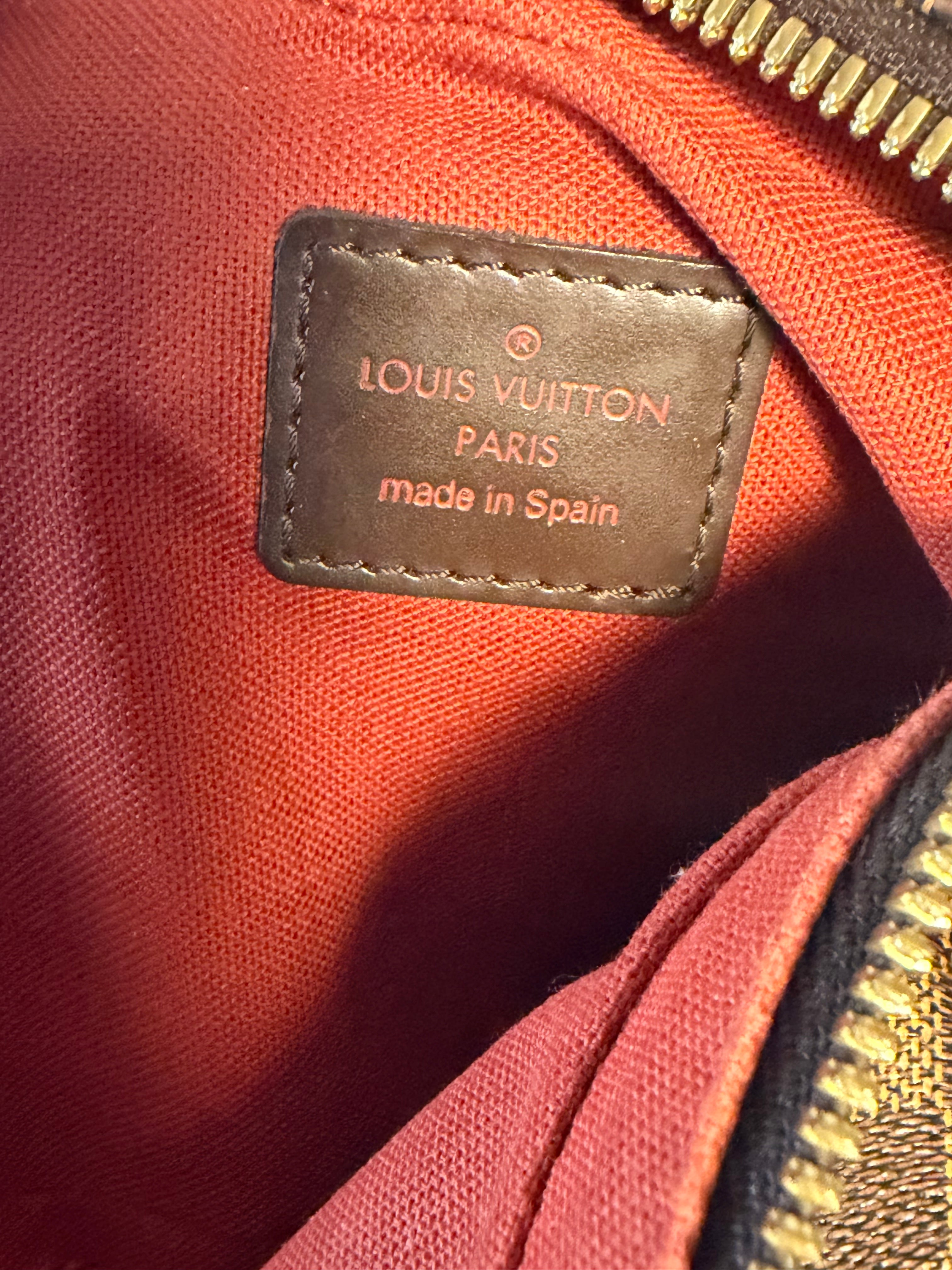 Louis Vuitton Pre-loved Damier Ebene Geronimos Crossbody Bag