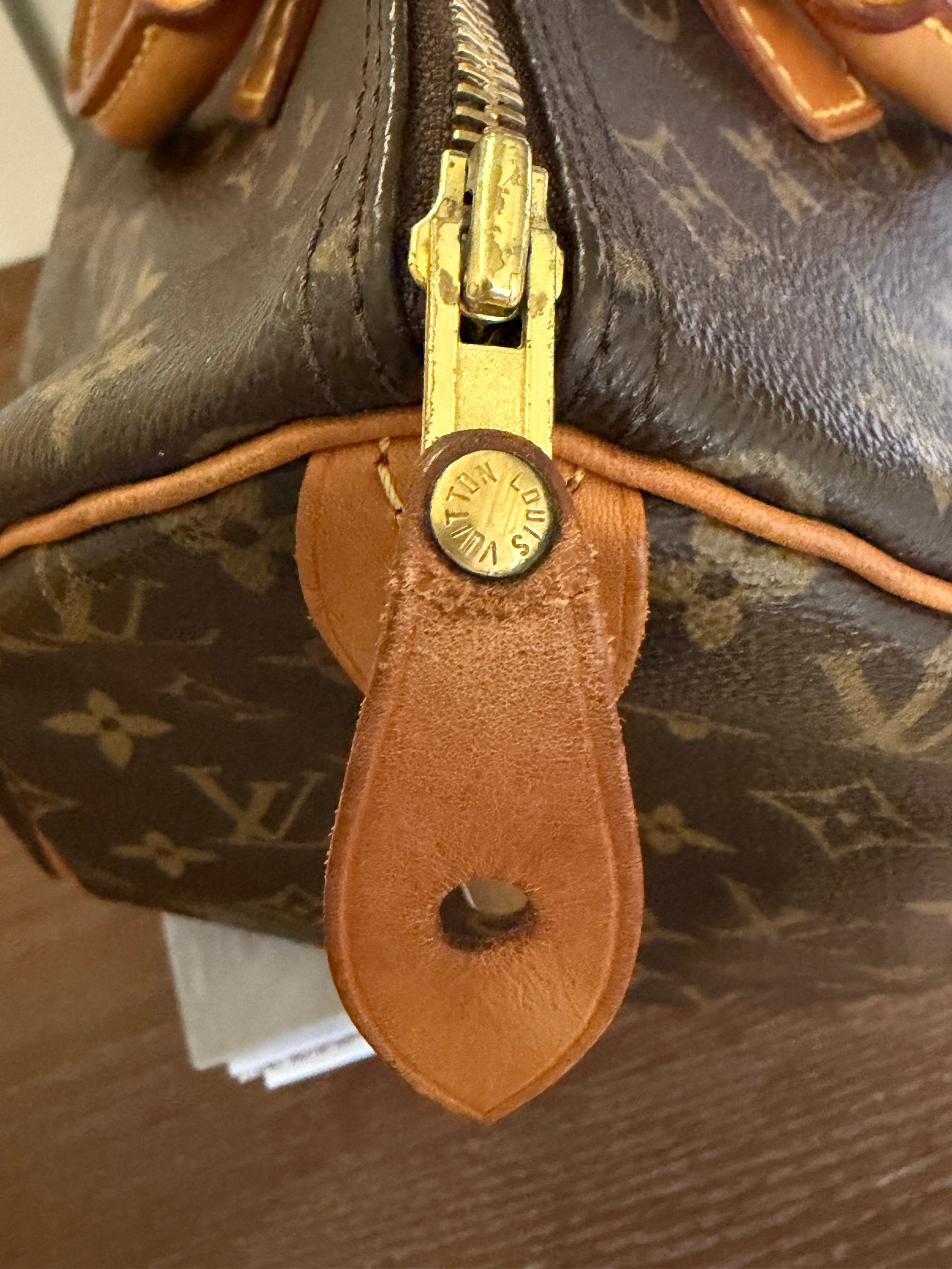 Louis Vuitton Pre-loved Monogram Speedy 30 and Cosmetic Pouch Bundle Deal