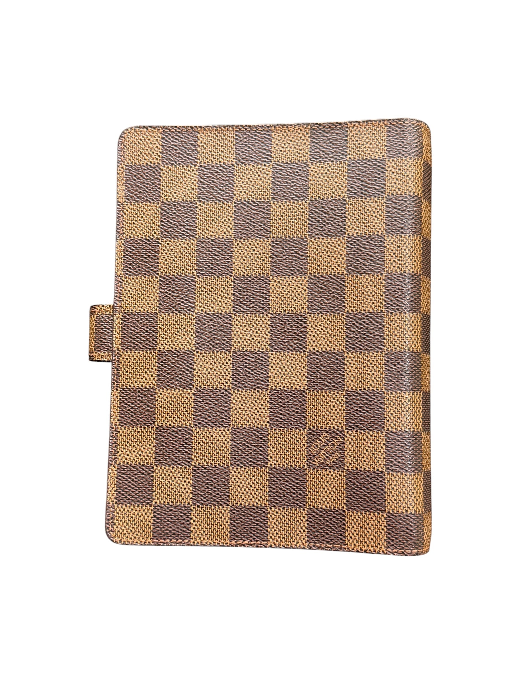 Louis Vuitton Pre-loved Damier Ebene Agenda MM