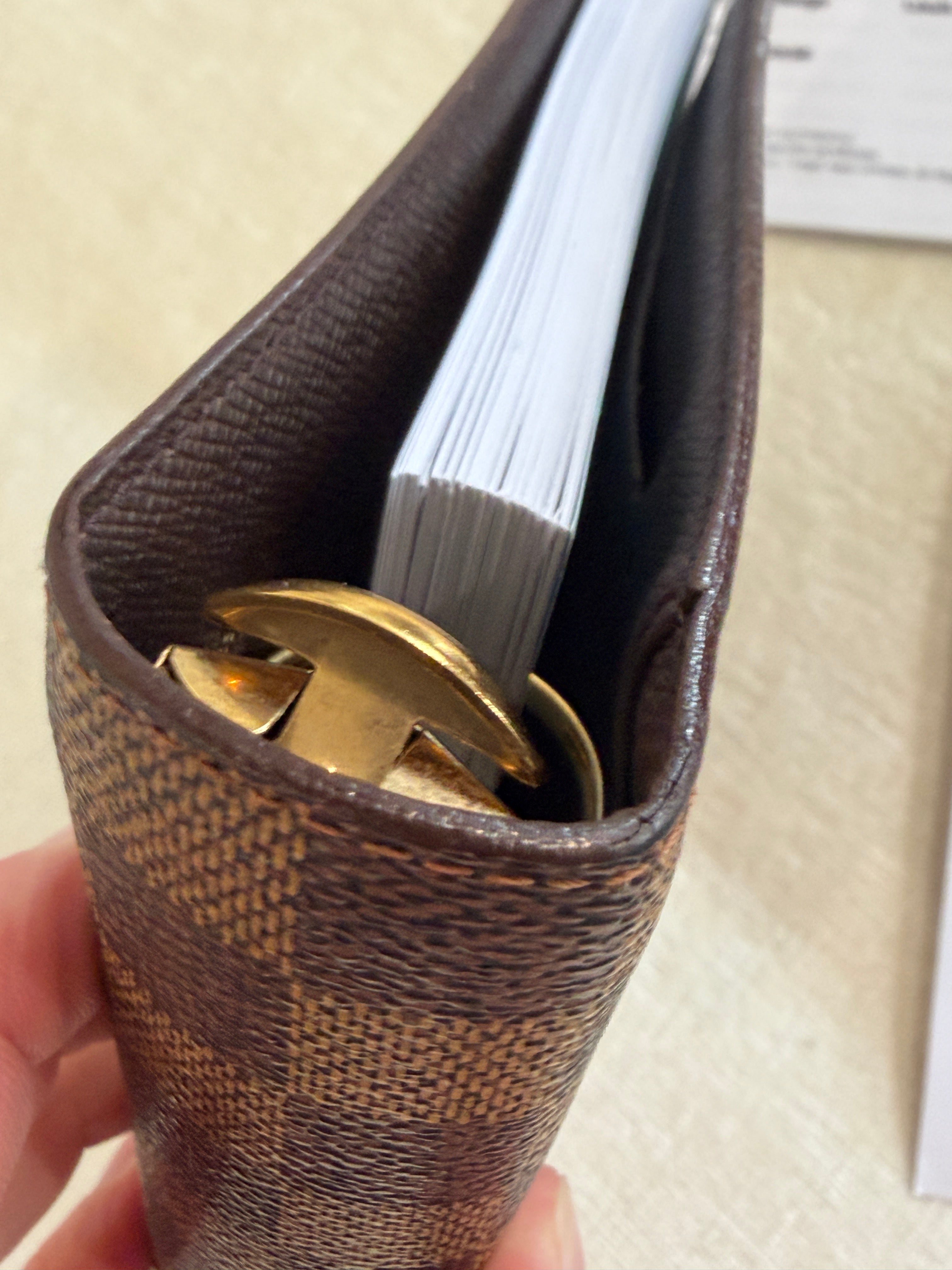 Louis Vuitton Damier Ebene Agenda MM Planner