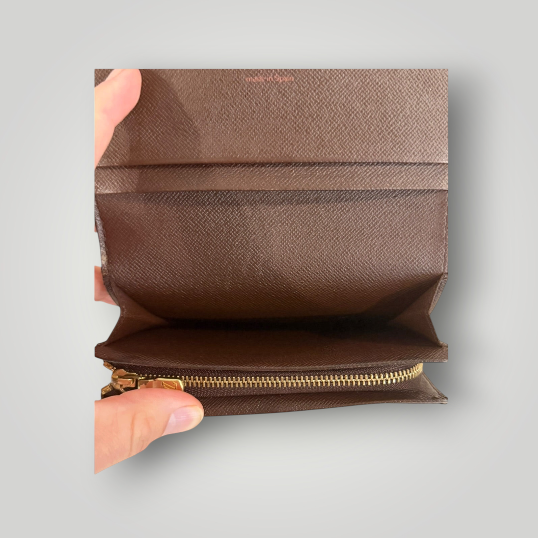 Louis Vuitton Pre-loved Damier Ebene Tresor Wallet