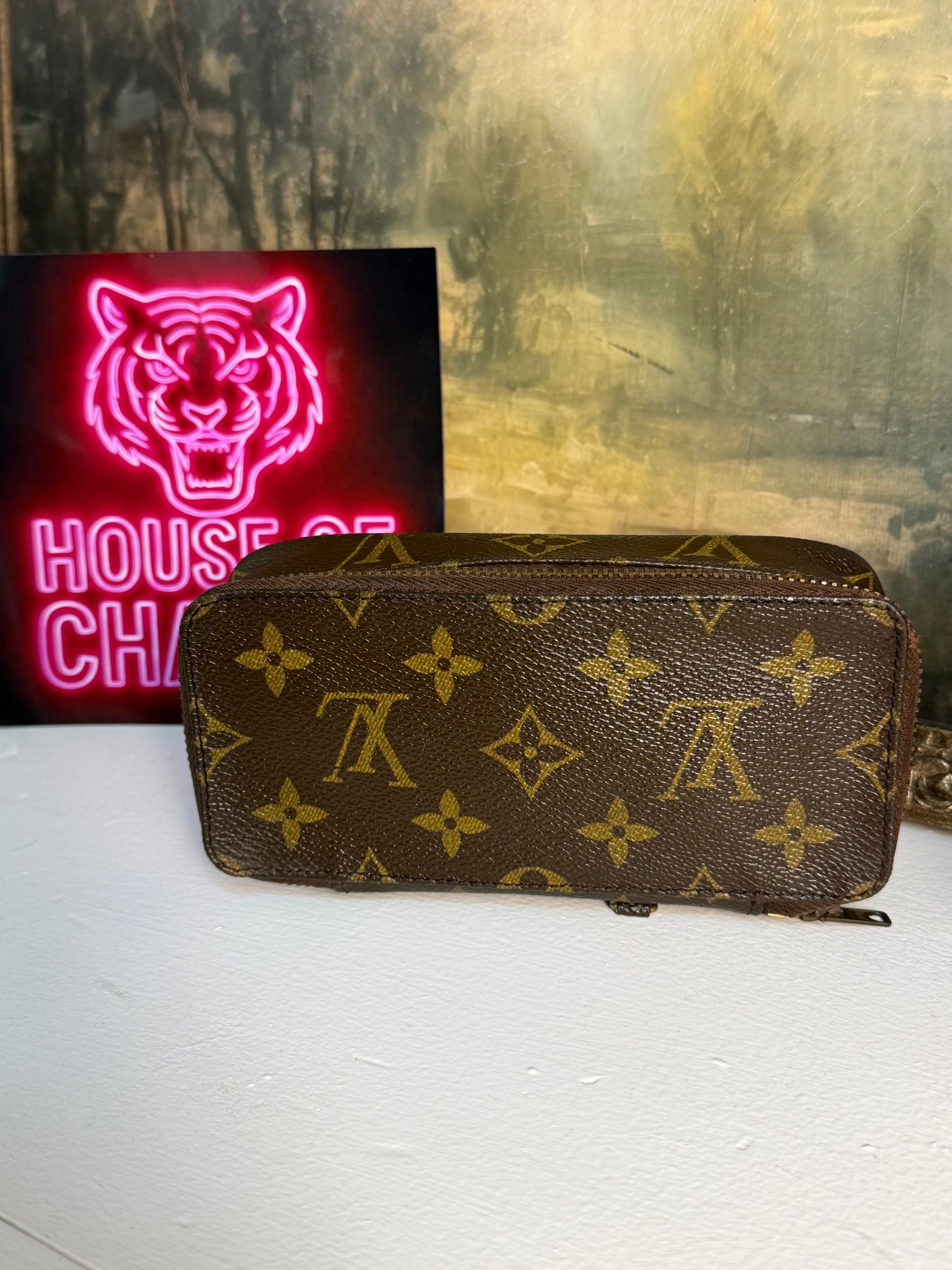 Vintage Louis Vuitton Monogram Monte Carlo PM Jewelry Case (1987)