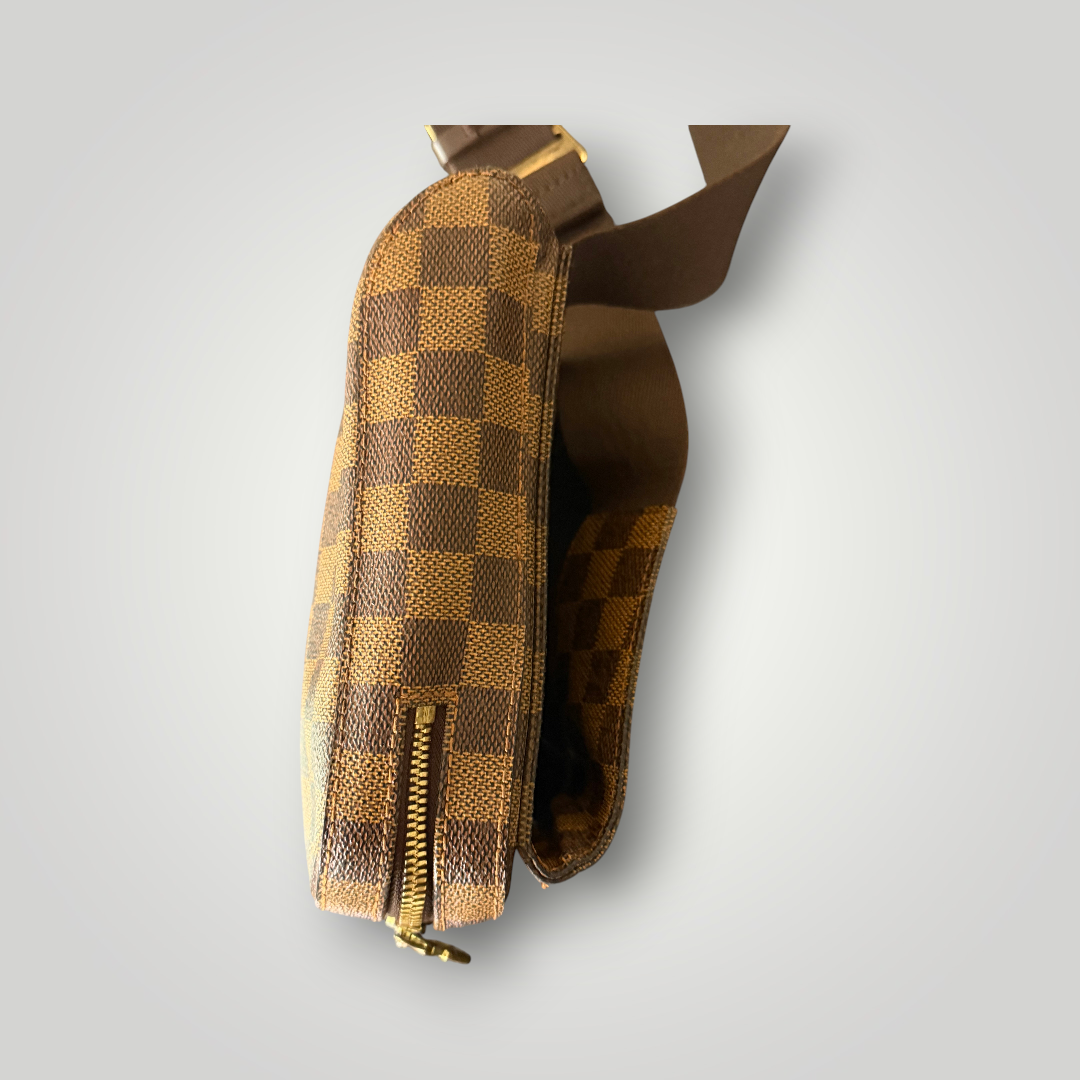 Louis Vuitton Pre-loved Damier Ebene Geronimos Crossbody Bag