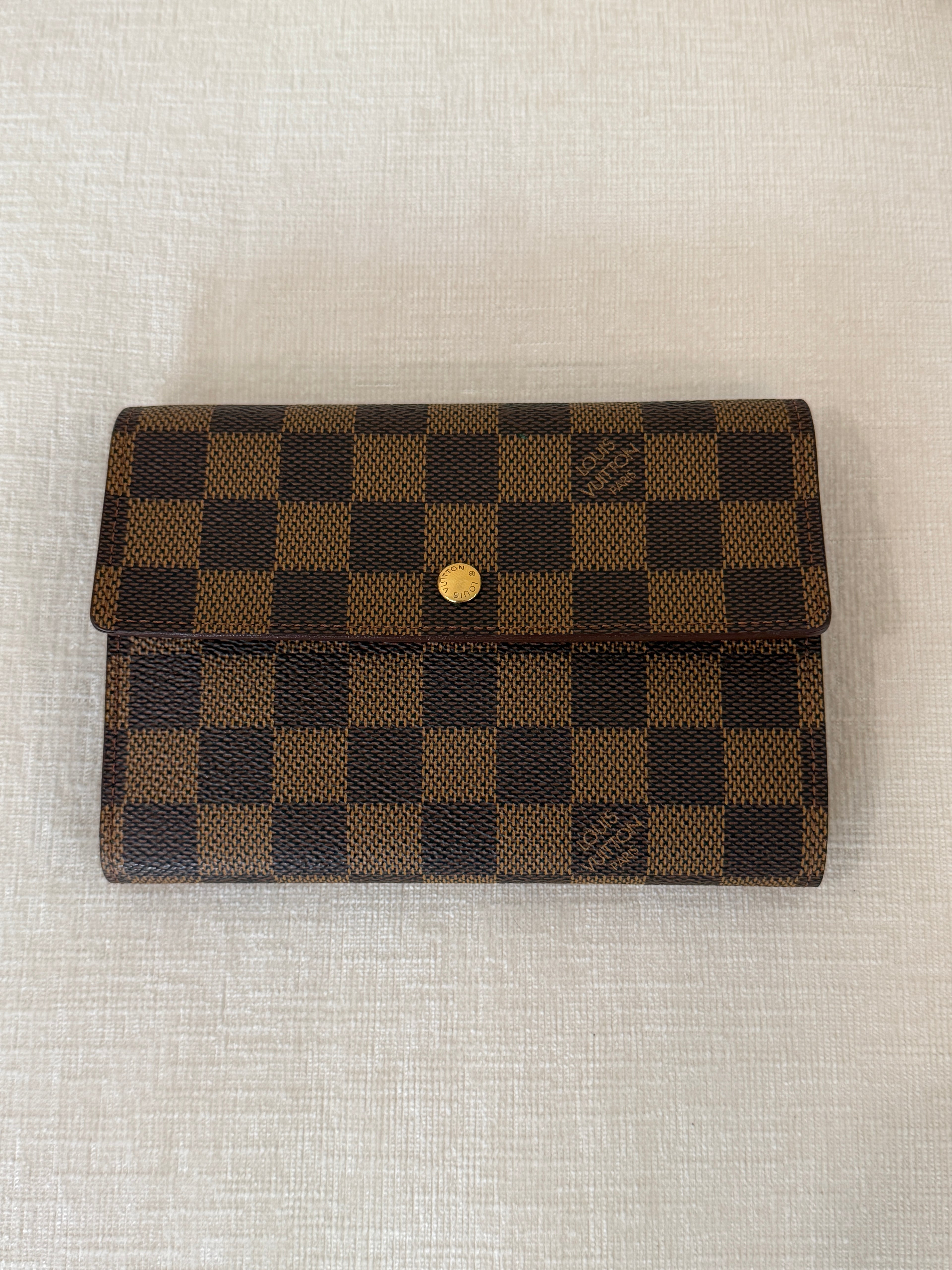 Louis Vuitton Damier Ebene Long Wallet