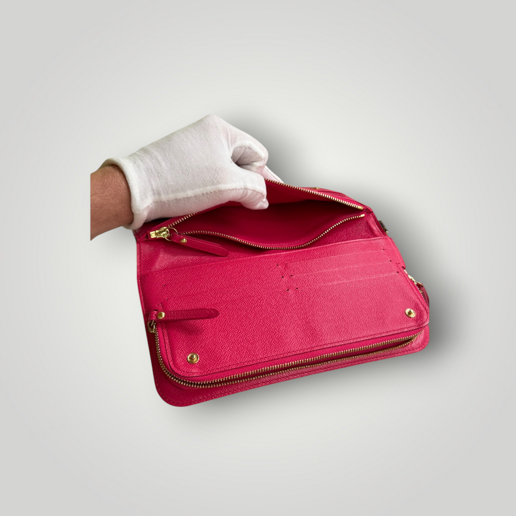Louis Vuitton Pre-loved Monogram Insolite Wallet | Fuchsia Interior