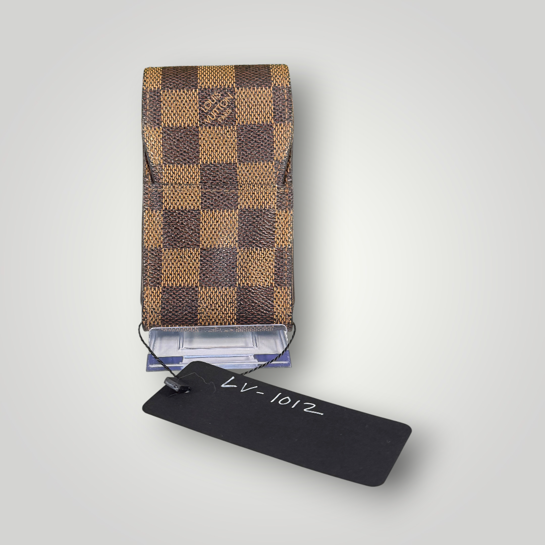 Louis Vuitton Pre-Loved Damier Ebene Mini Pouch LV-1012