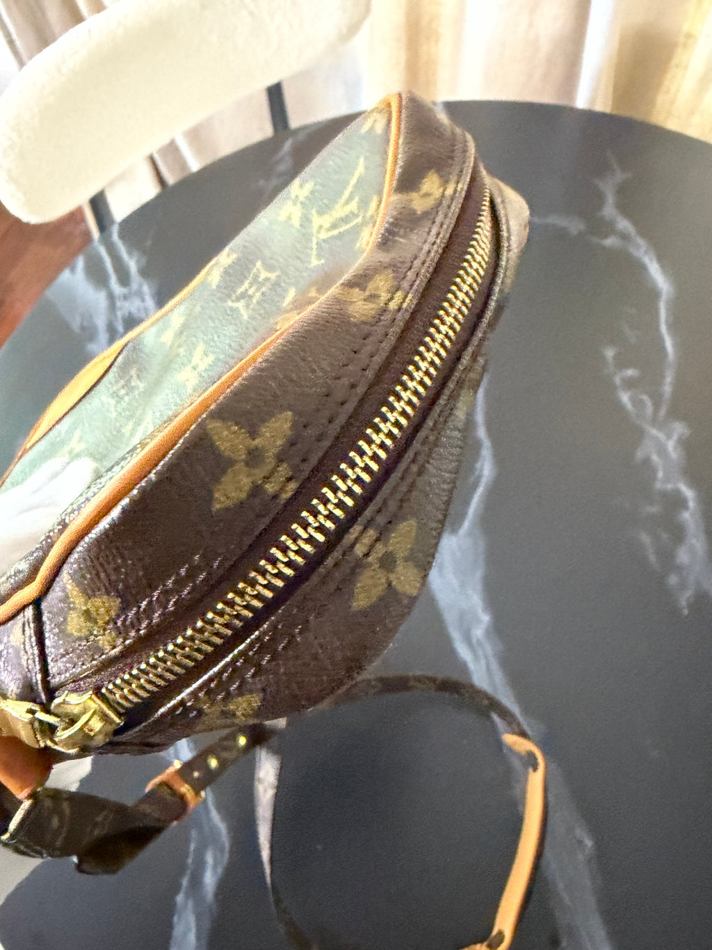Louis Vuitton Pre-loved Monogram Danube PM Crossbody Bag | 2002 | Authentic