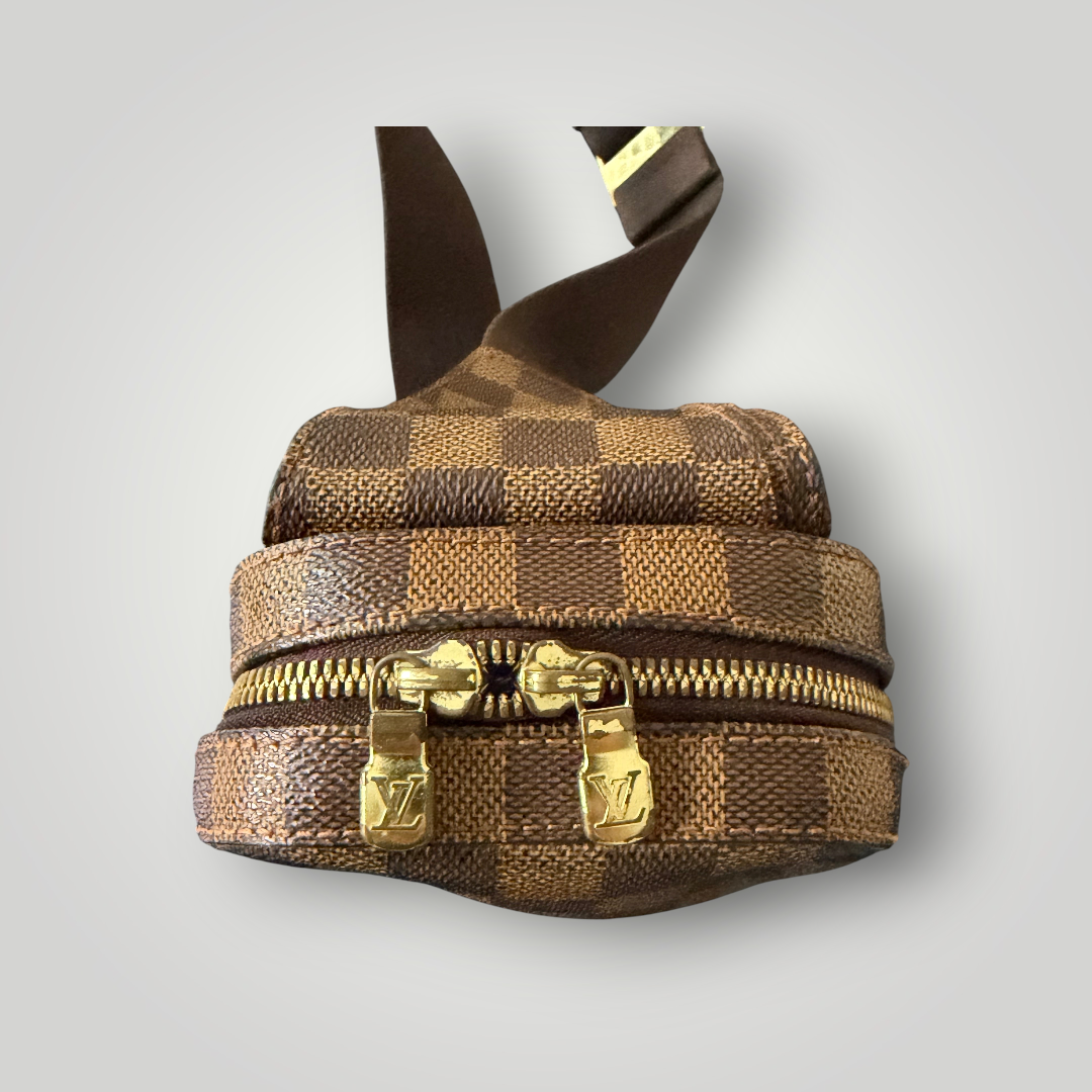Louis Vuitton Pre-loved Damier Ebene Geronimos Crossbody Bag