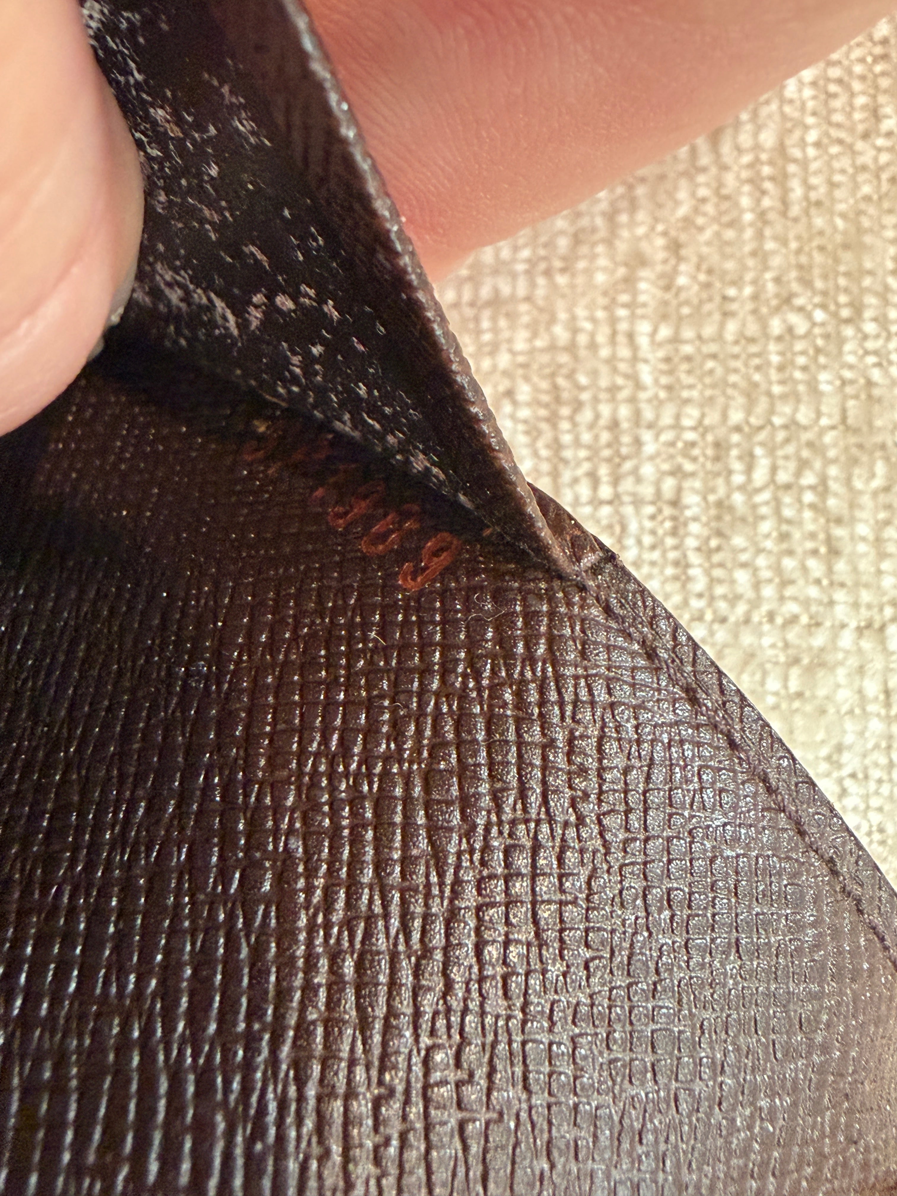 Louis Vuitton Pre-loved Damier Ebene Agenda MM