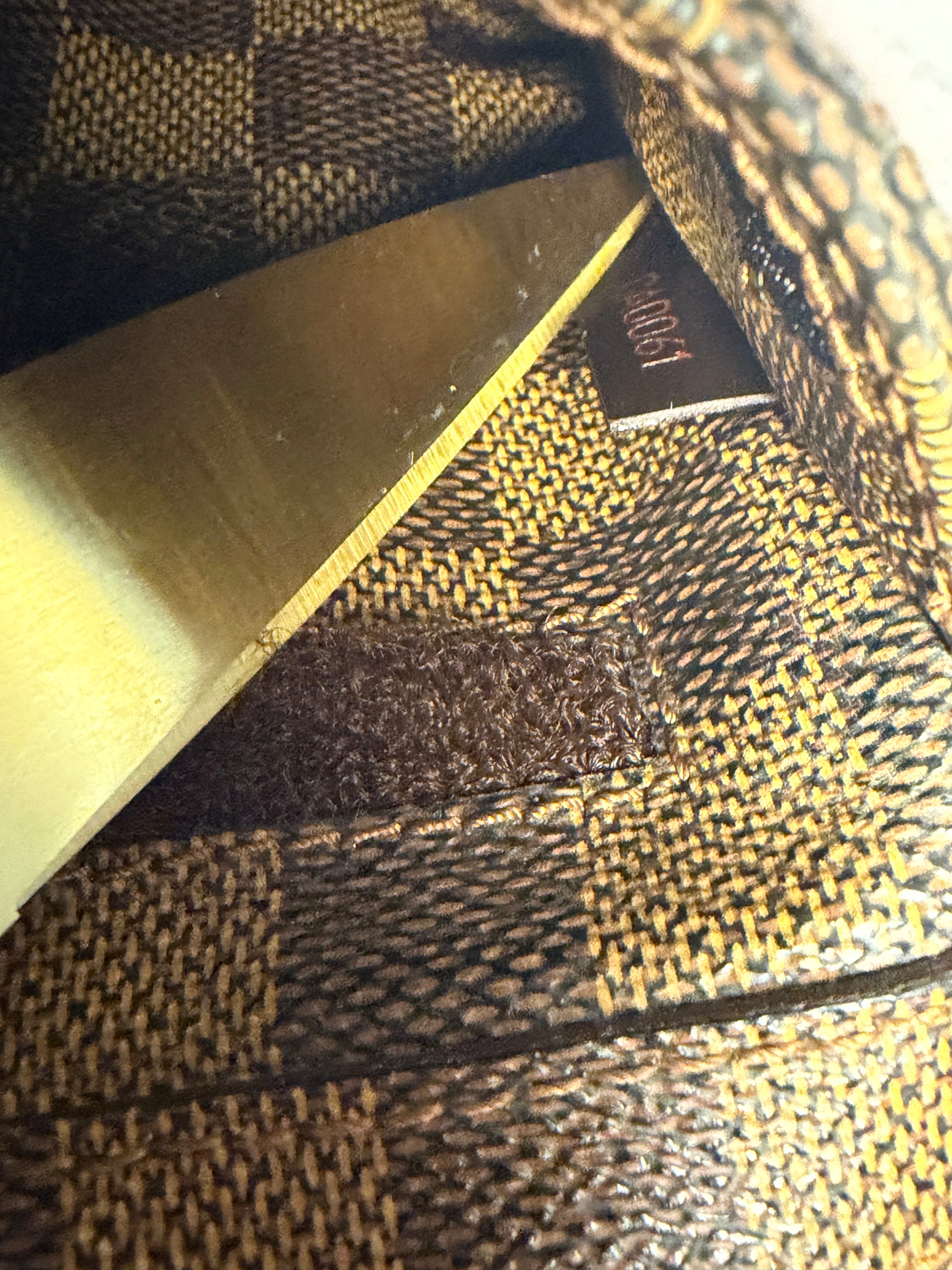 Louis Vuitton Pre-loved Damier Ebene Geronimos Crossbody Bag