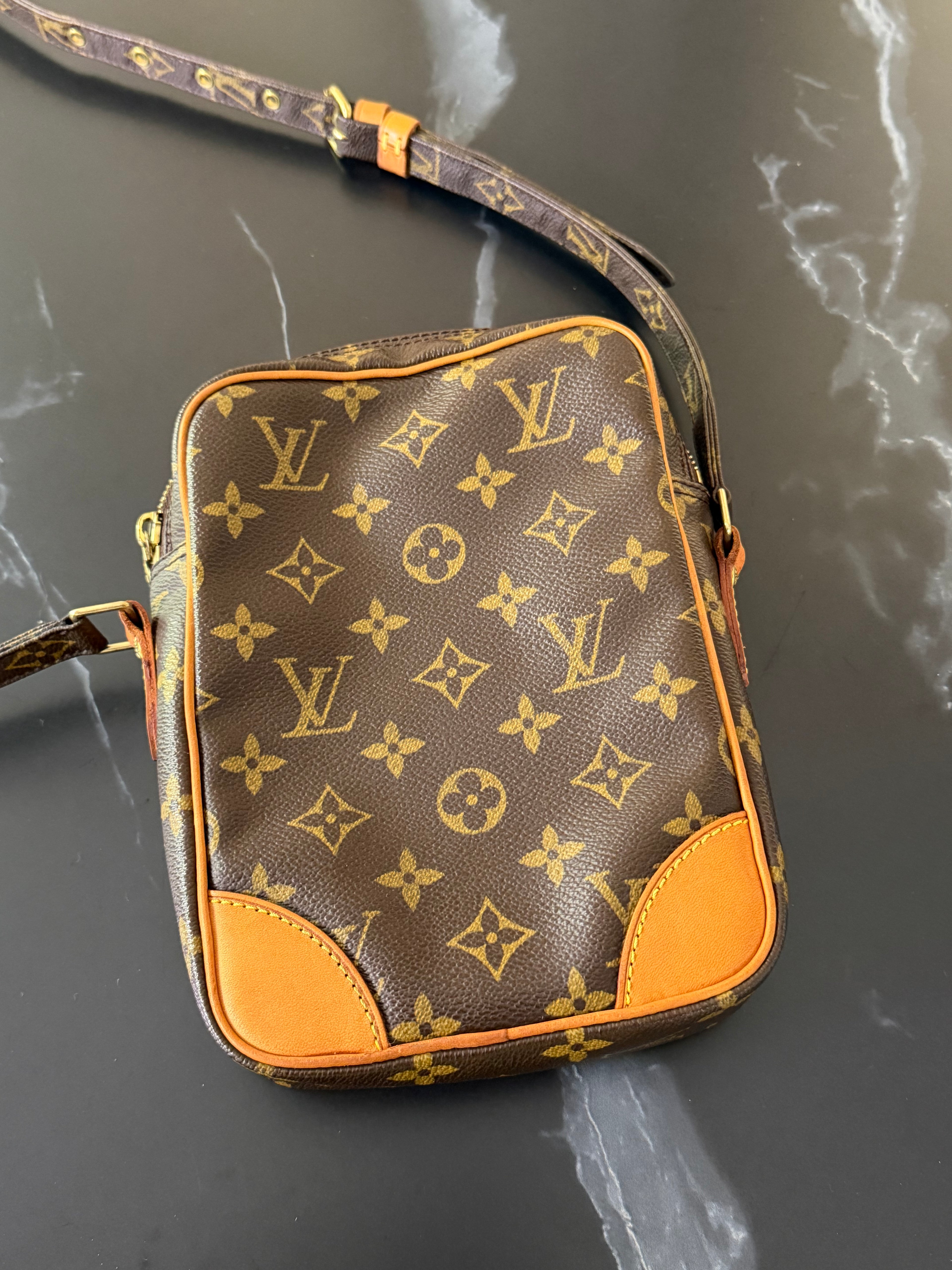 Louis Vuitton Pre-loved Monogram Danube PM Crossbody Bag | 2002 | Authentic