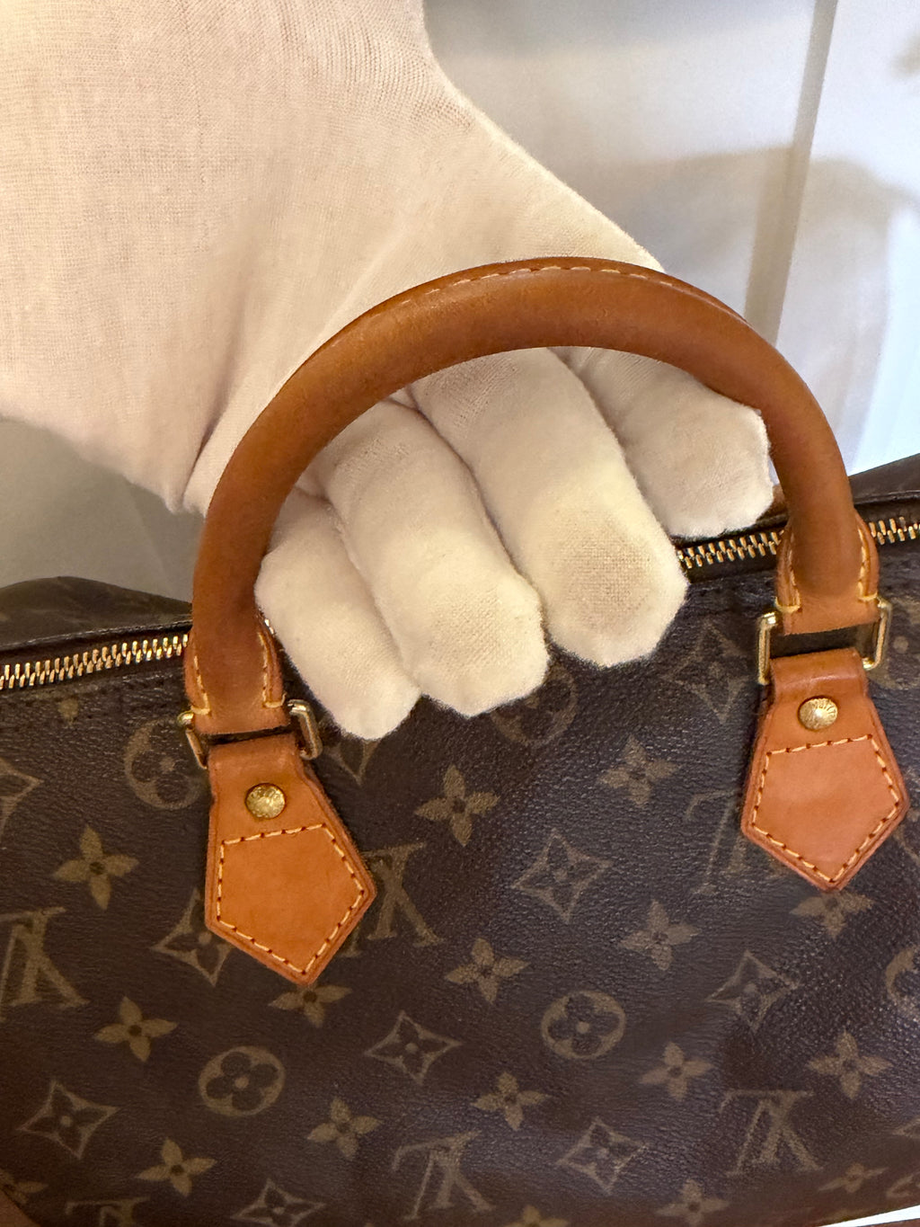 Louis Vuitton Pre-loved Monogram Speedy 30 and Cosmetic Pouch Bundle Deal