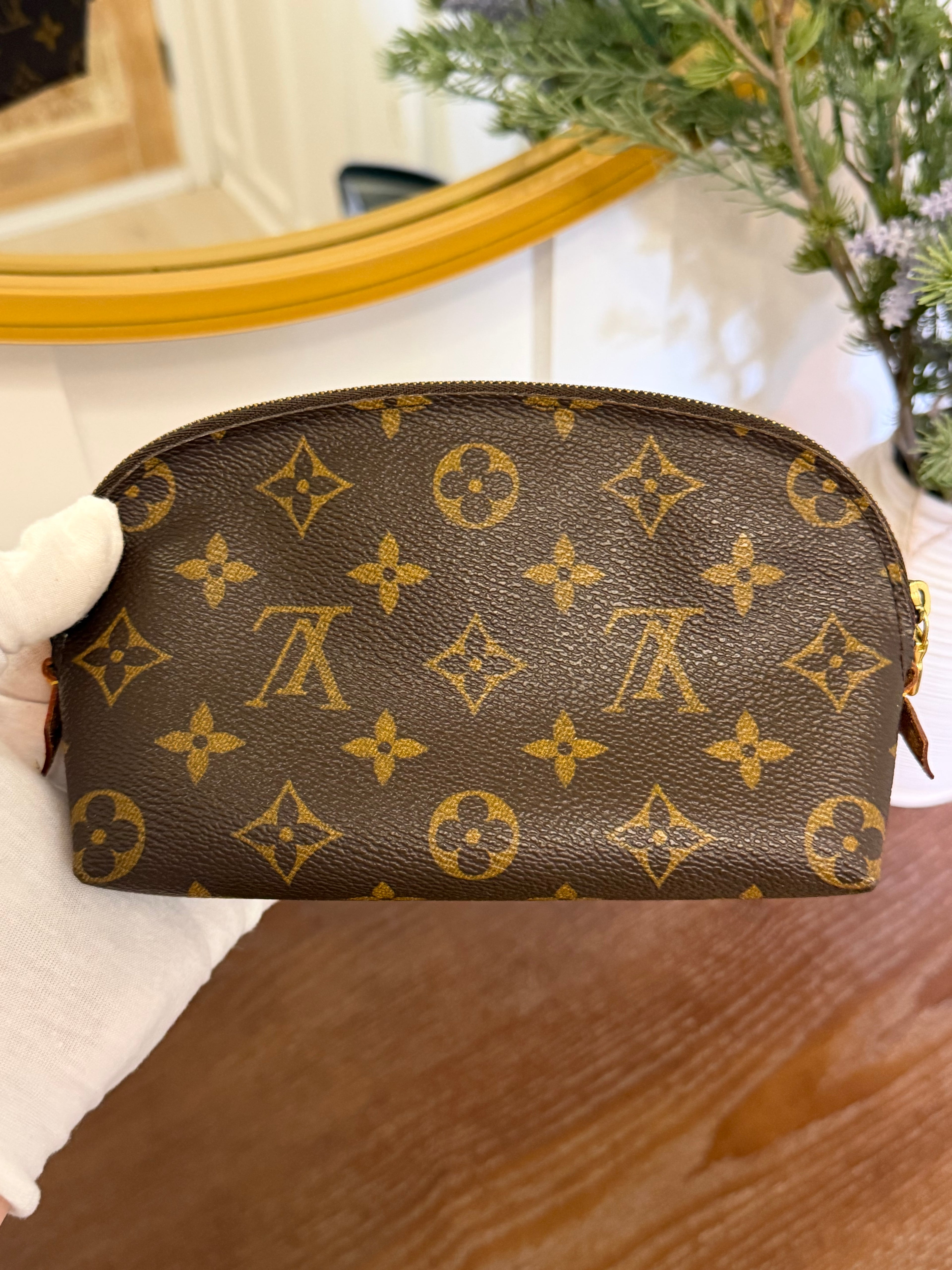 Louis Vuitton Pre-loved Monogram Speedy 30 and Cosmetic Pouch Bundle Deal