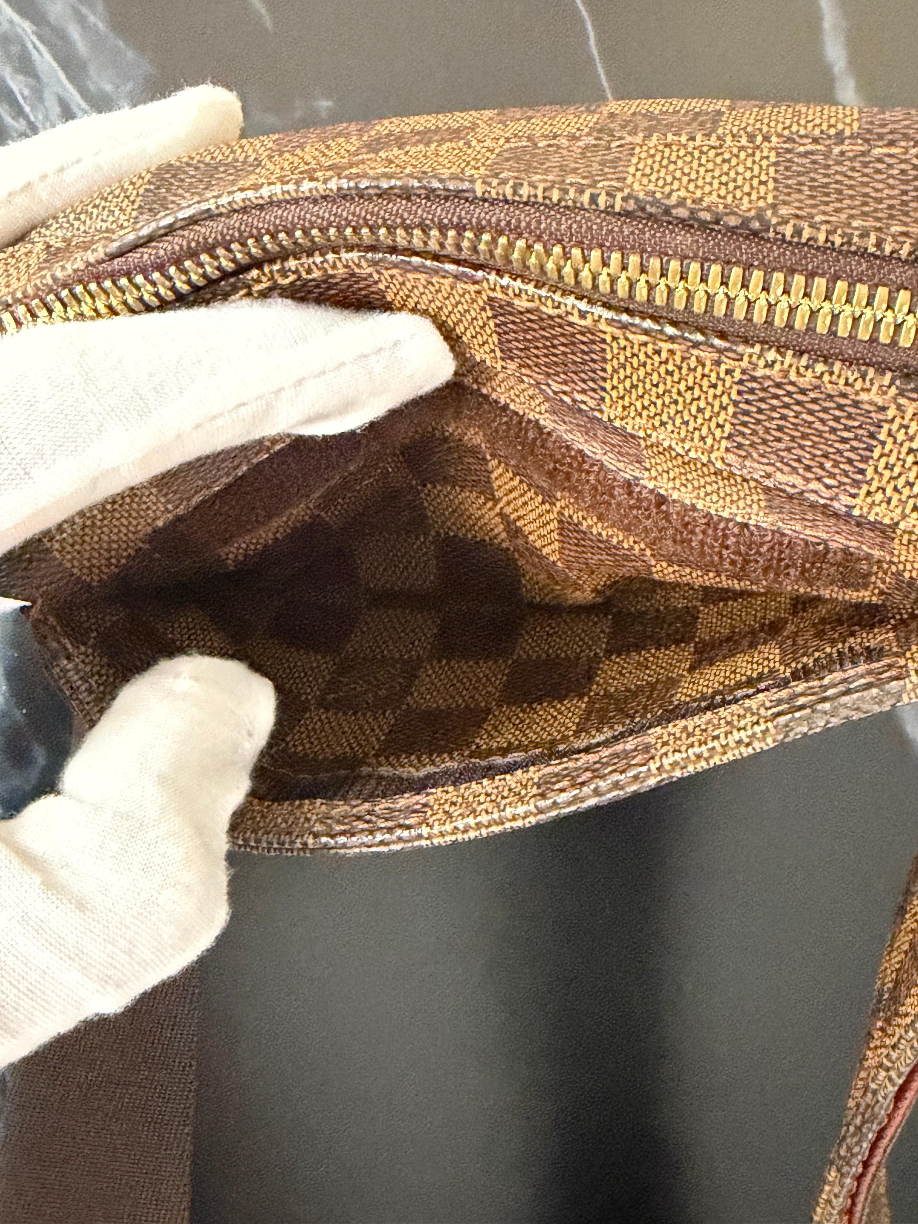 Louis Vuitton Pre-loved Damier Ebene Geronimos Crossbody Bag