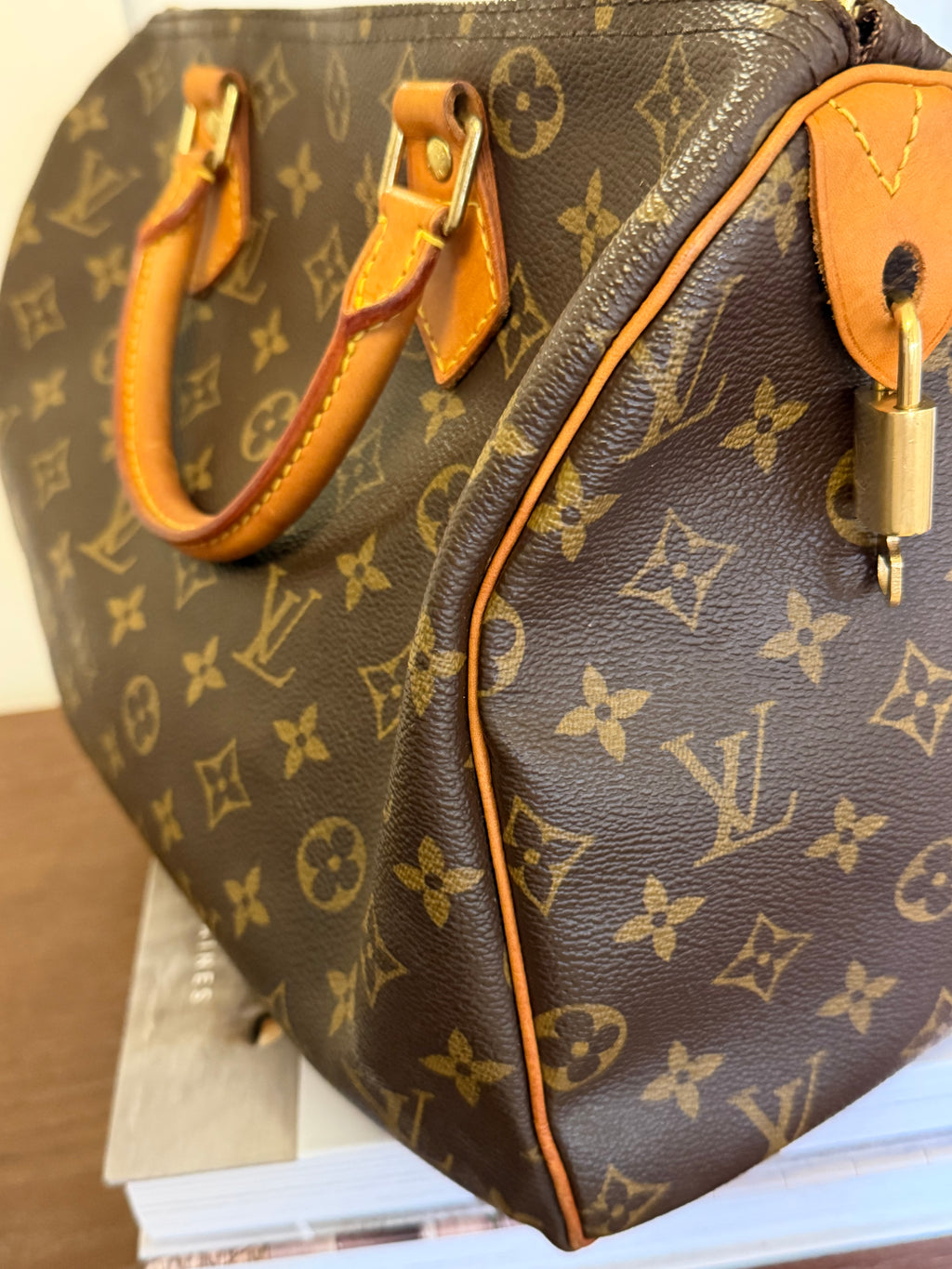 Louis Vuitton Pre-loved Monogram Speedy 30 and Cosmetic Pouch Bundle Deal