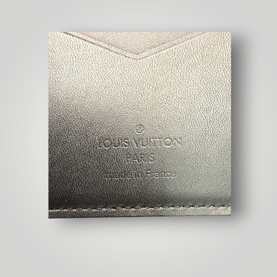 Louis Vuitton Pre-loved Black Infini Leather Pocket Organizer