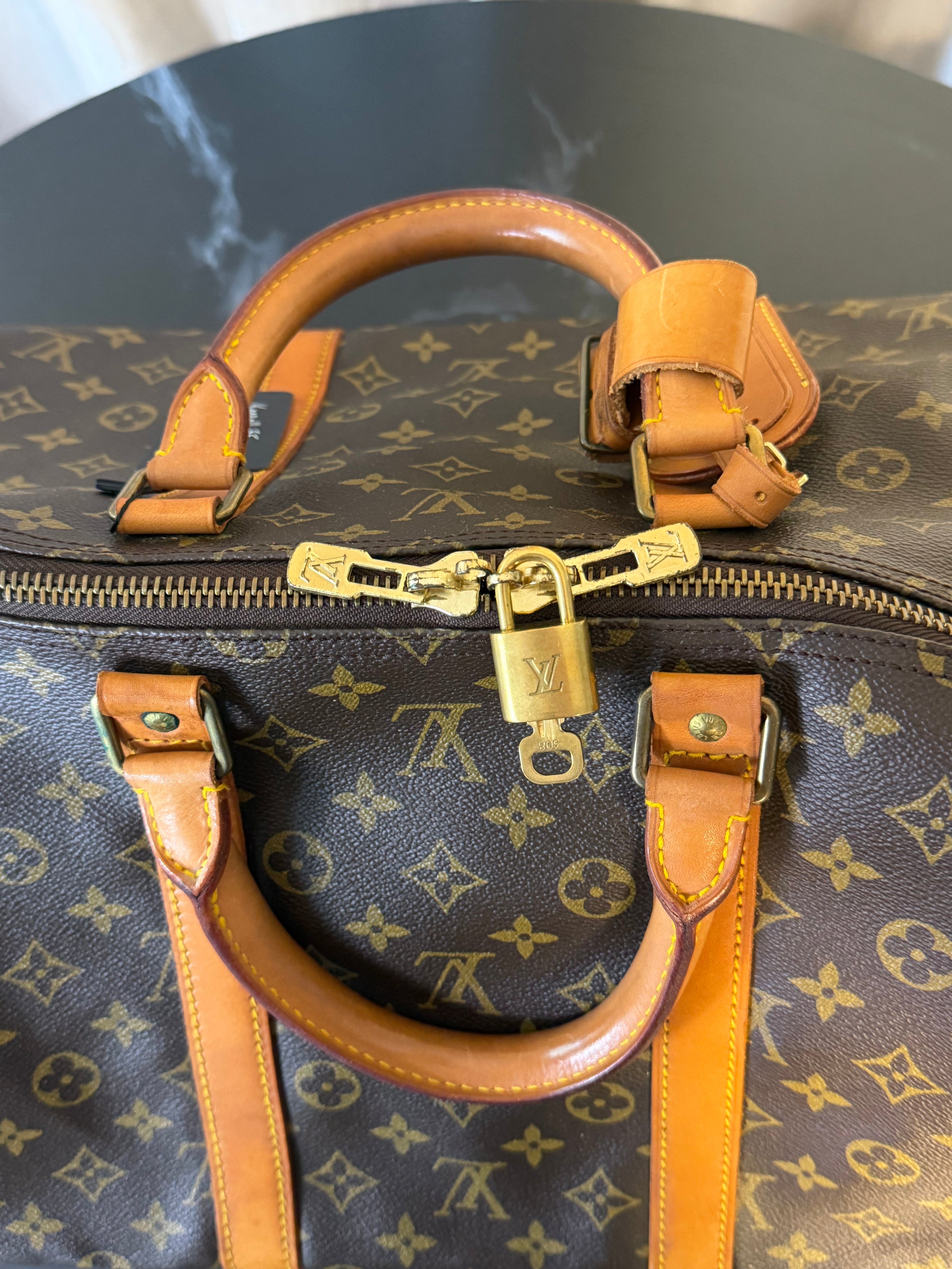 Louis Vuitton Pre-loved Keepall 55 1986