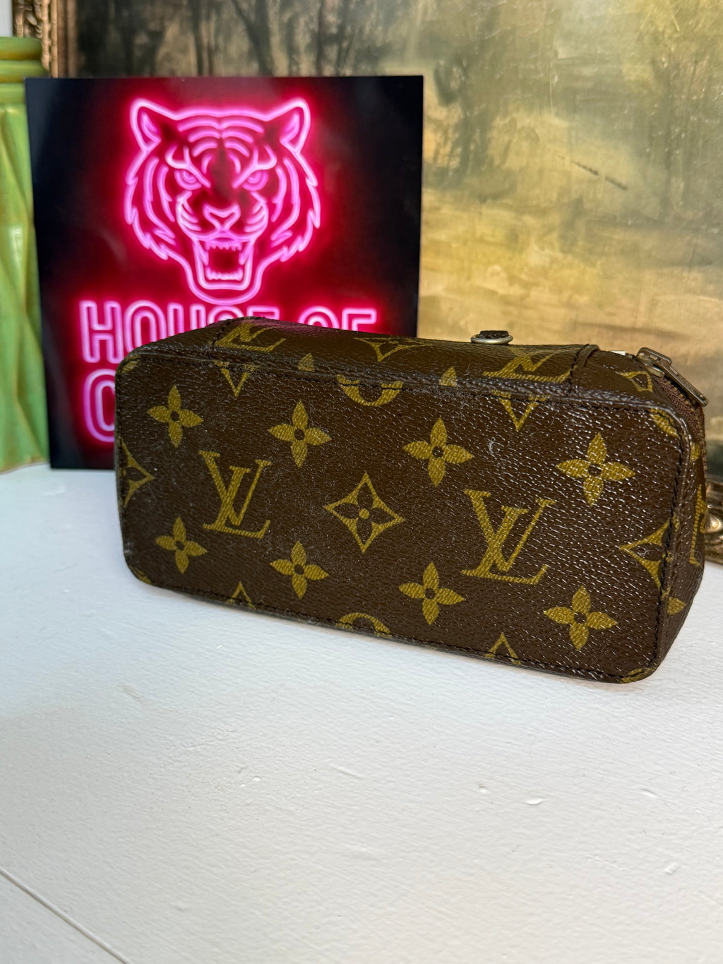 Vintage Louis Vuitton Monogram Monte Carlo PM Jewelry Case (1987)