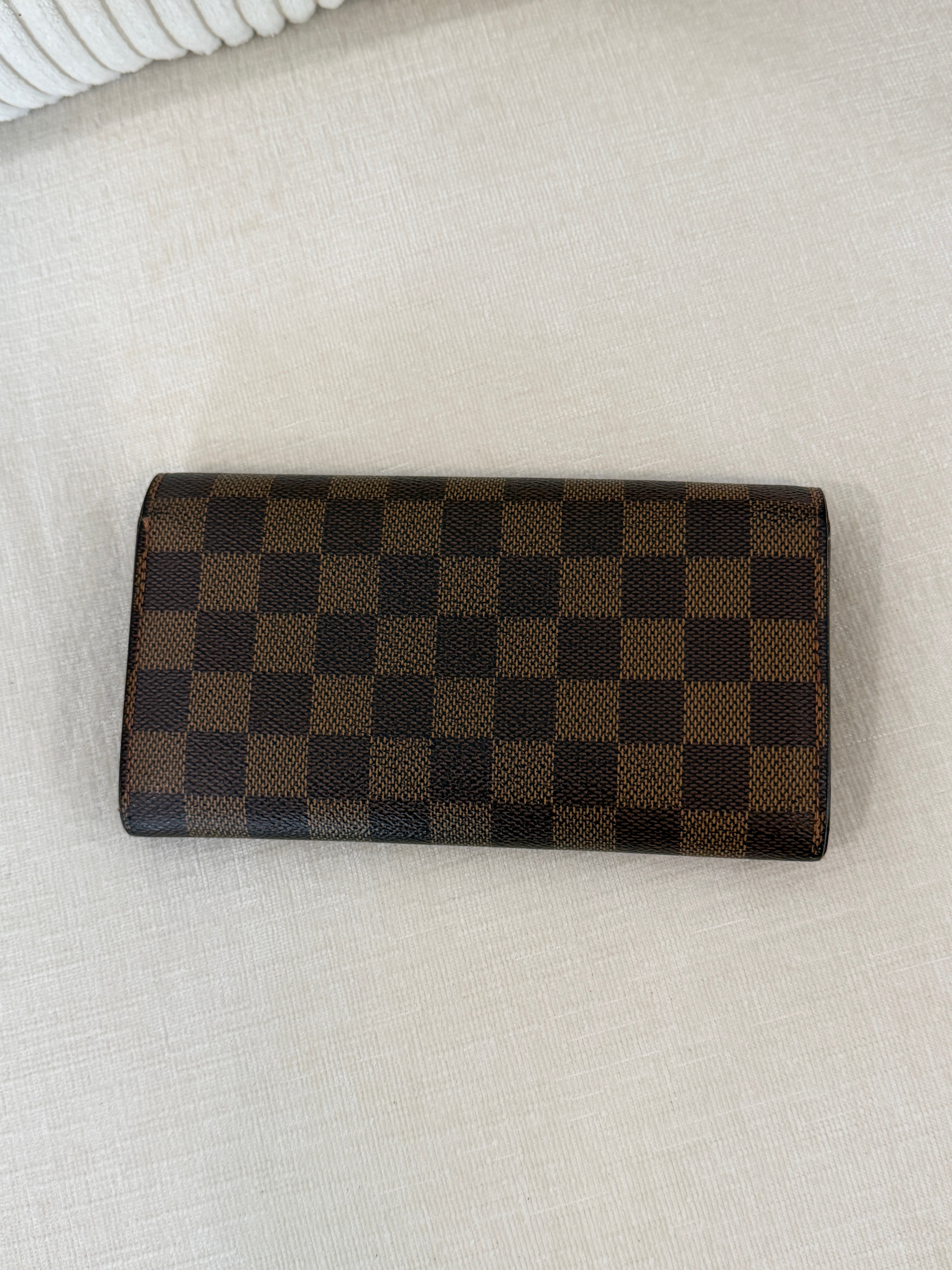 Louis Vuitton Damier Ebene Sarah Wallet
