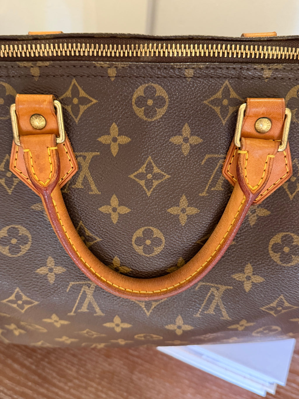 Louis Vuitton Pre-loved Monogram Speedy 30 and Cosmetic Pouch Bundle Deal