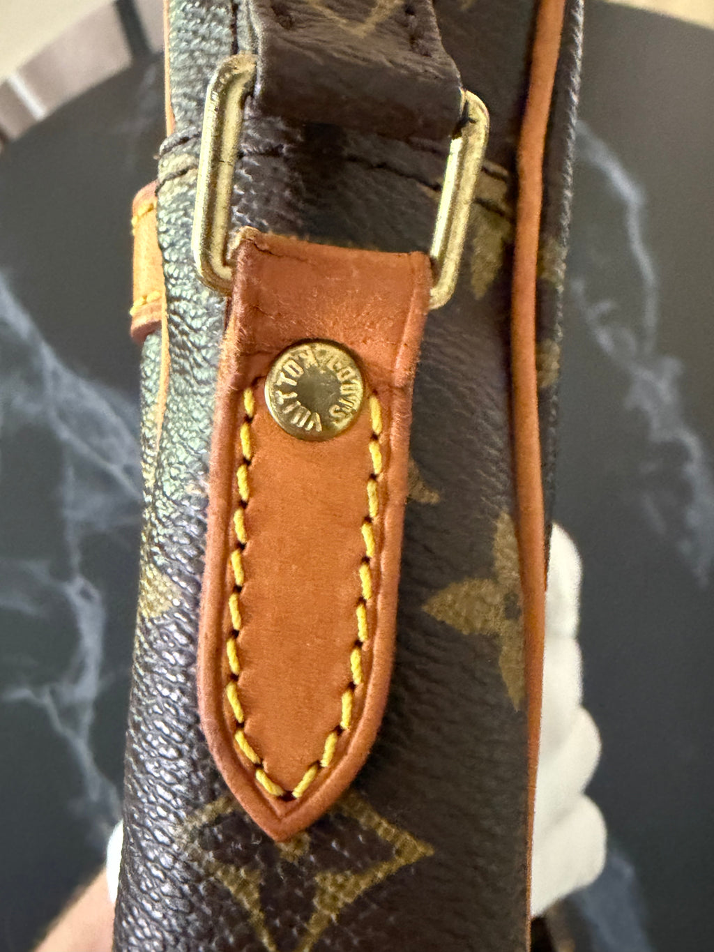 Louis Vuitton Pre-loved Monogram Danube PM Crossbody Bag | 2002 | Authentic