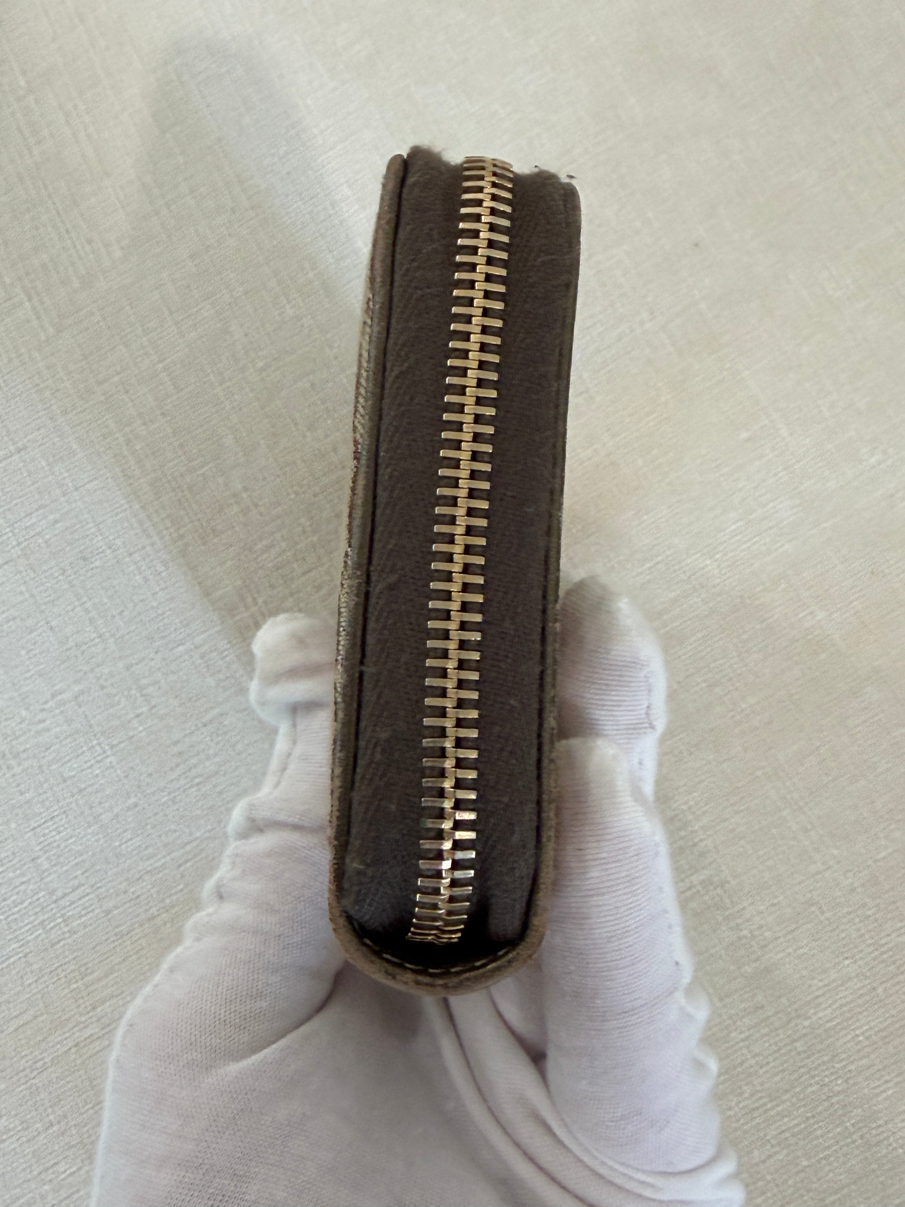 Gucci GG Canvas Zip Around Wallet