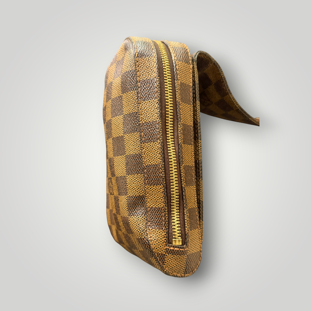 Louis Vuitton Pre-loved Damier Ebene Geronimos Crossbody Bag