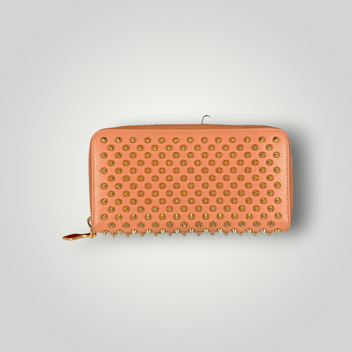 Christian Louboutin Pre-Loved Panettone Pink Long Wallet