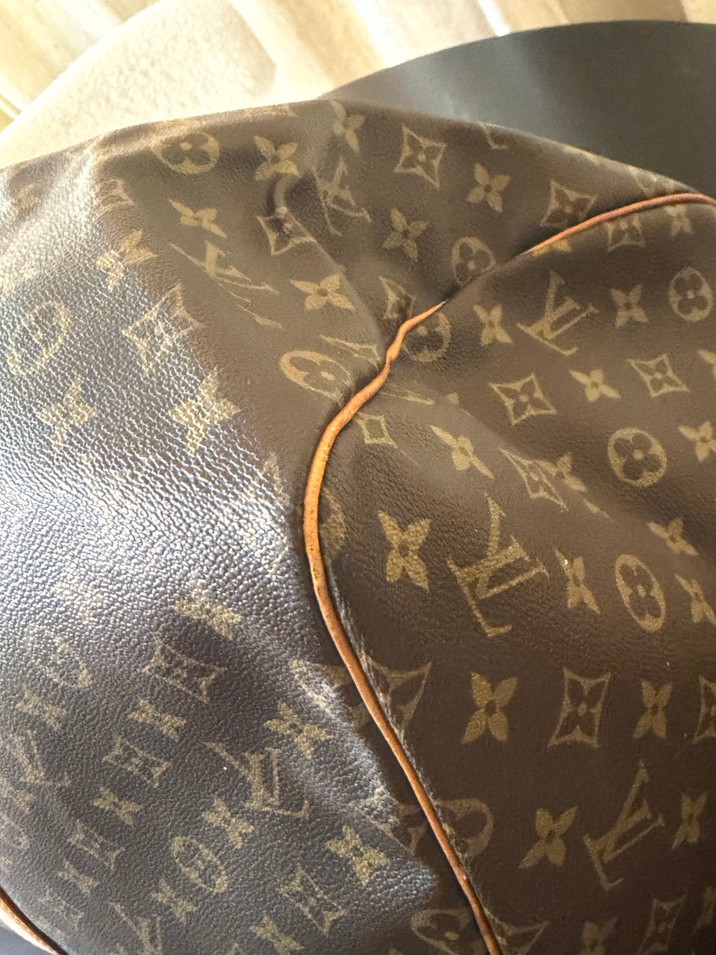 Louis Vuitton Pre-loved Keepall 55 1986