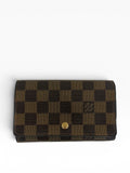 Louis Vuitton Pre-loved Damier Ebene Tresor Wallet