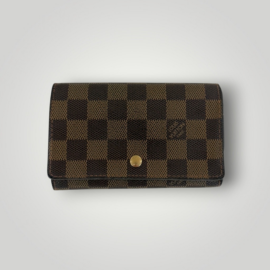 Louis Vuitton Pre-loved Damier Ebene Tresor Wallet