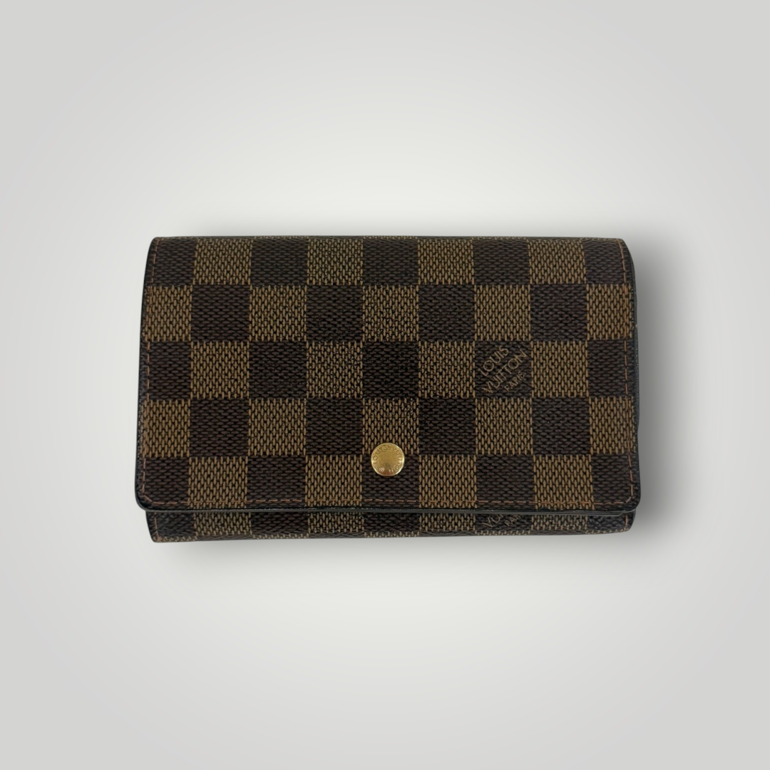 Louis Vuitton Pre-loved Damier Ebene Tresor Wallet