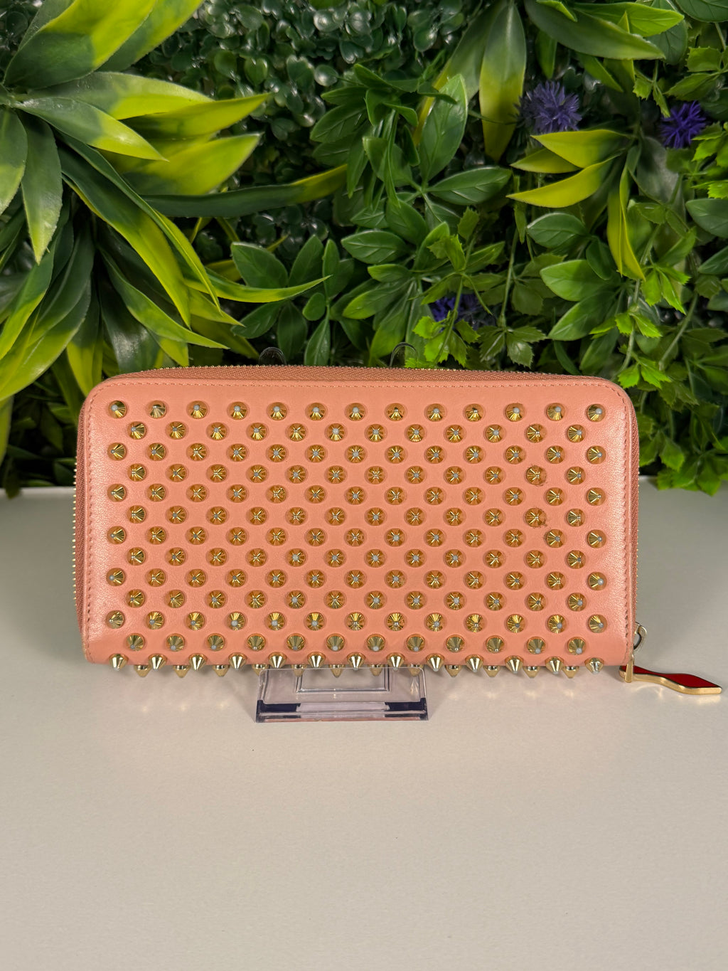 Christian Louboutin Pre-Loved Panettone Pink Long Wallet