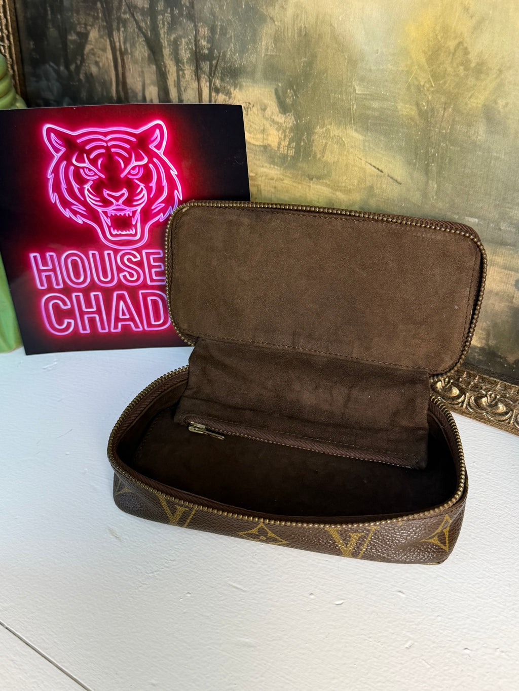 Vintage Louis Vuitton Monogram Monte Carlo PM Jewelry Case (1987)