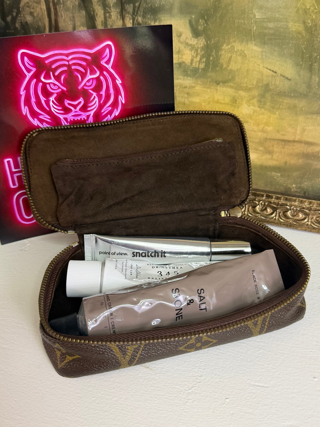 Vintage Louis Vuitton Monogram Monte Carlo PM Jewelry Case (1987)