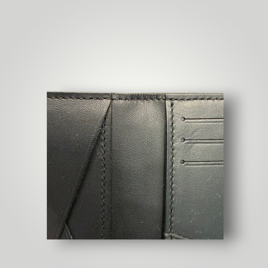 Louis Vuitton Pre-loved Black Infini Leather Pocket Organizer